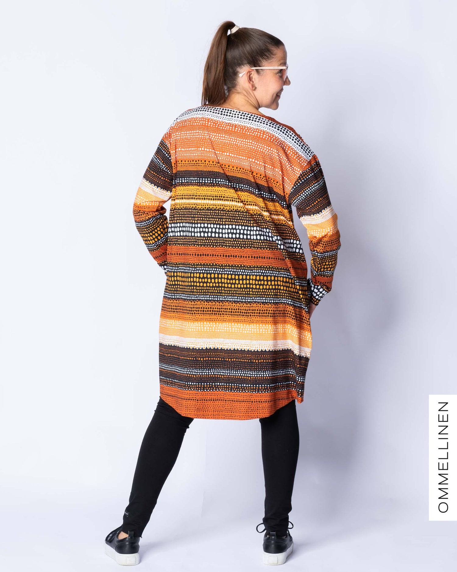 POCKET tunic, Lacepath - brown
