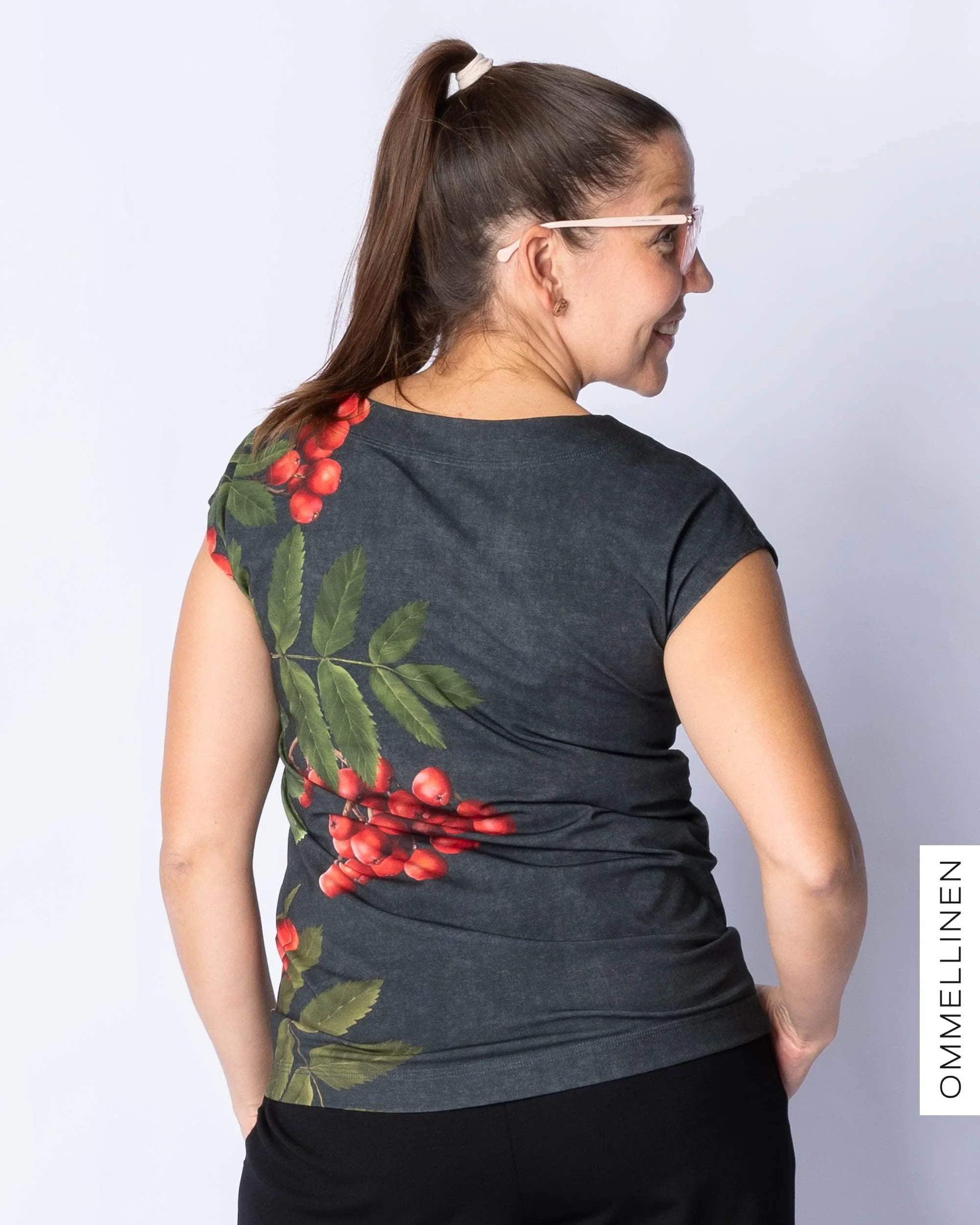 LEMPI t-shirt, Giant pihlaja - grey