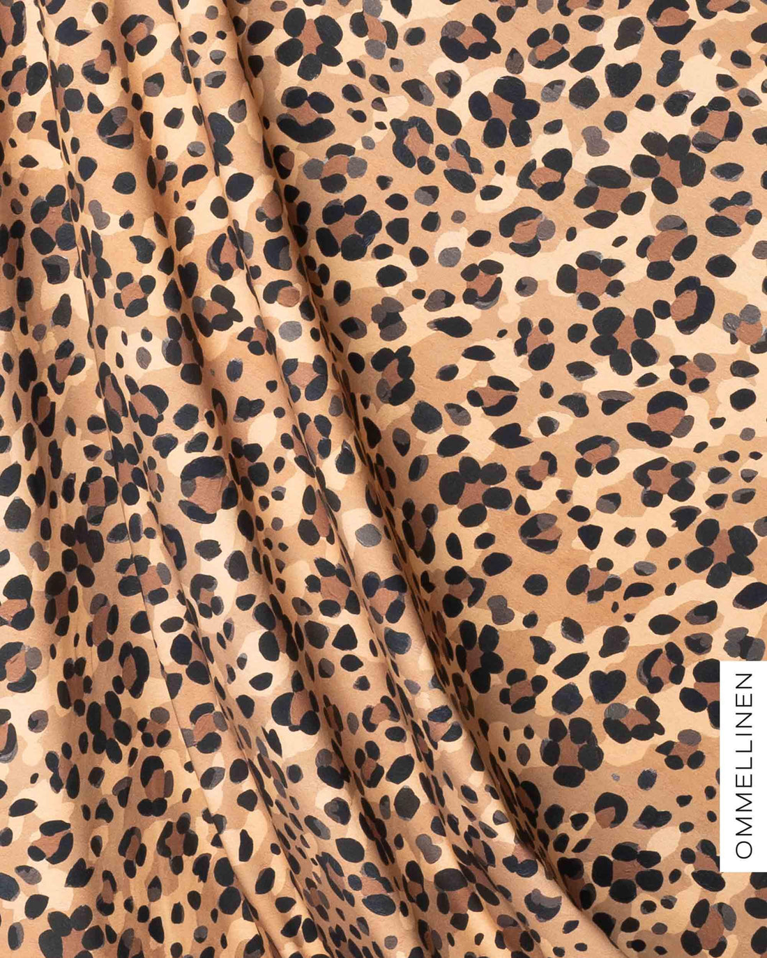 Jersey - PRE-CUT, Kukkaleopardi - brown