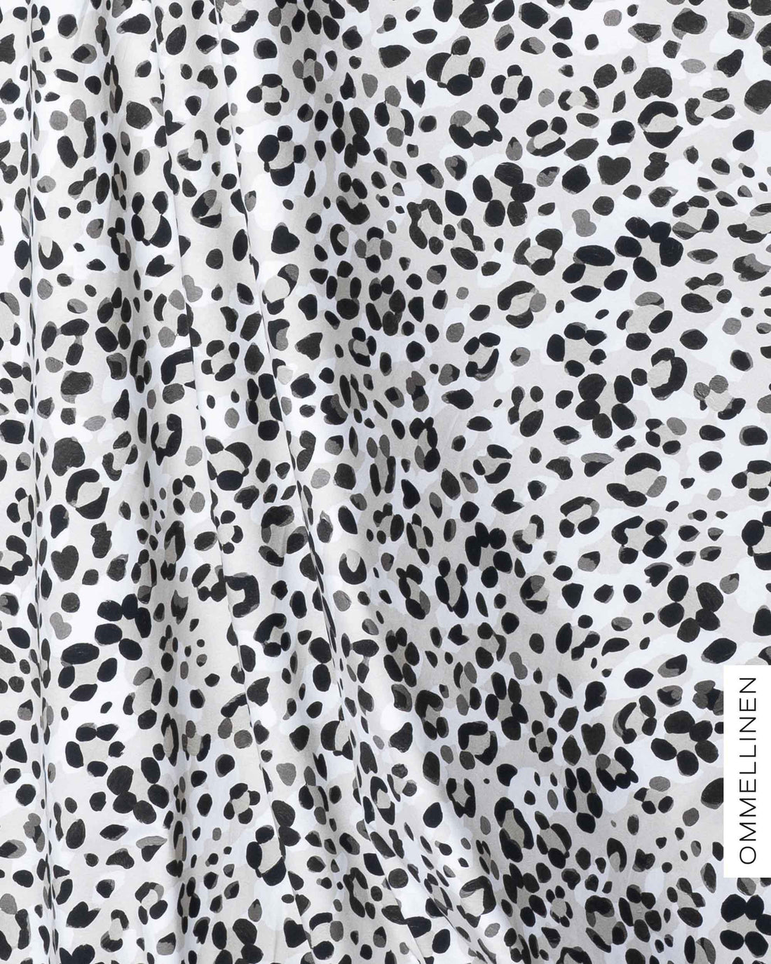 Jersey - PRE-CUT, Kukkaleopardi - grey