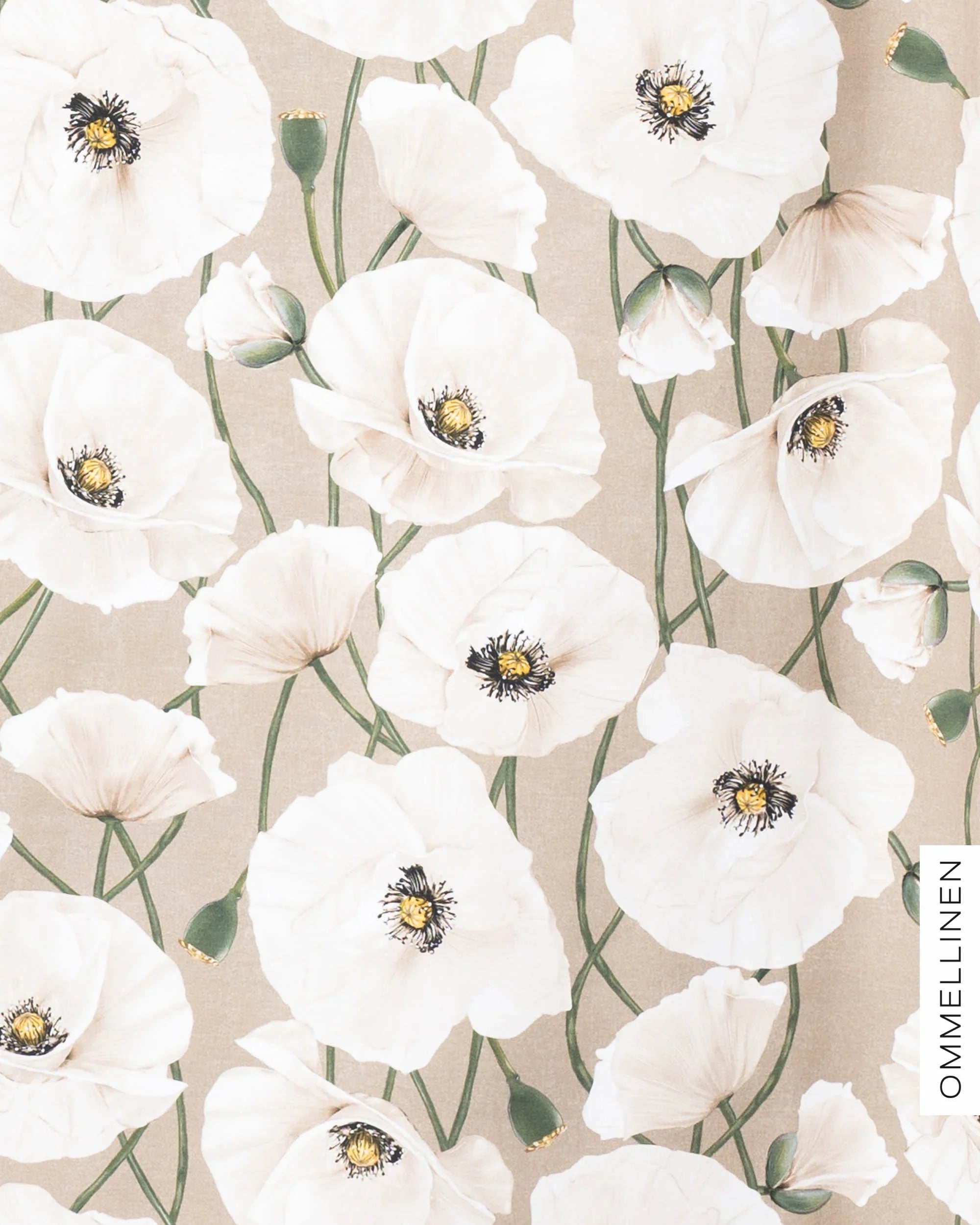 Jersey - PRE-CUT, Yökukka - sand/off-white