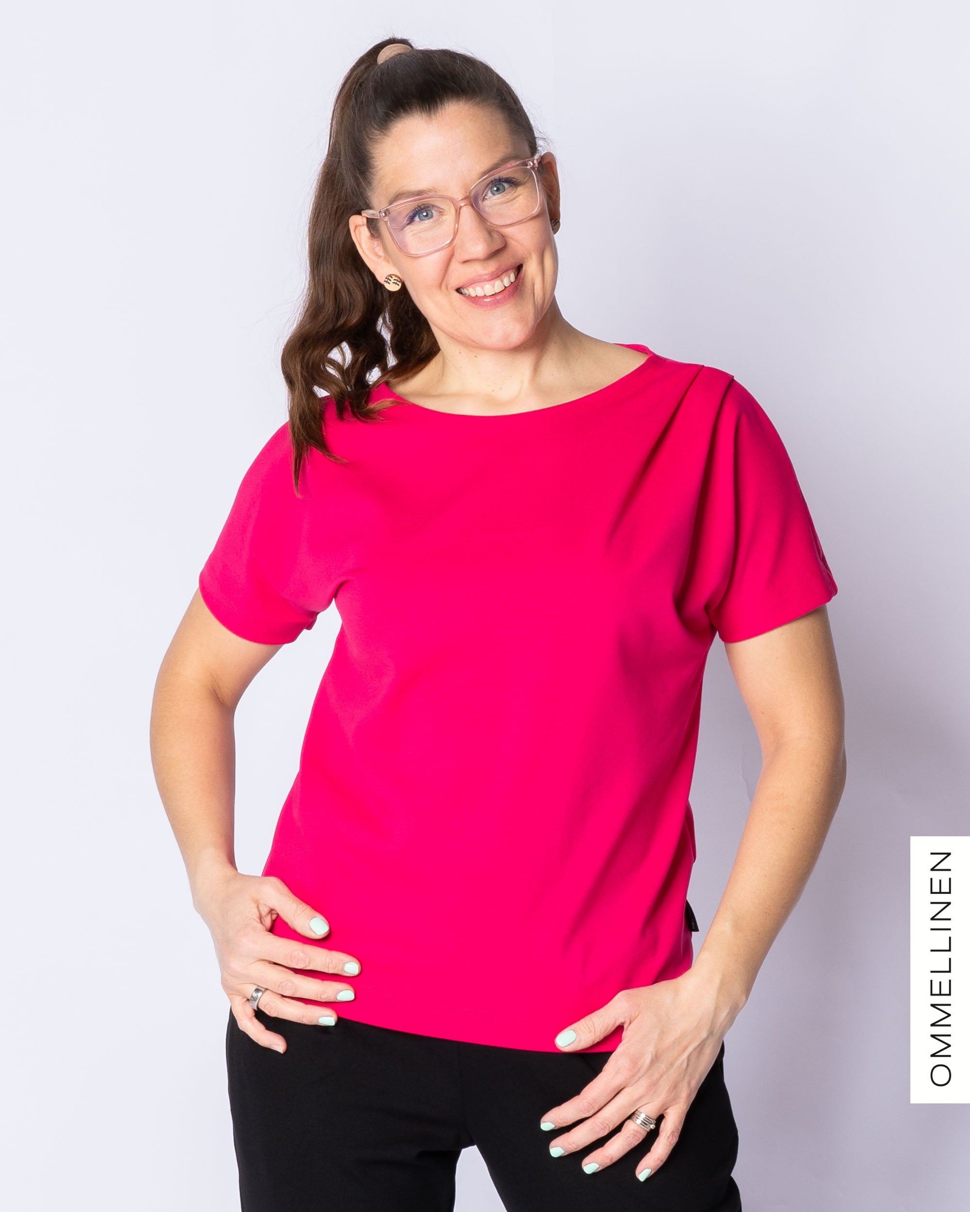 WHOOPS! LASKOS t-shirt, pink - XL