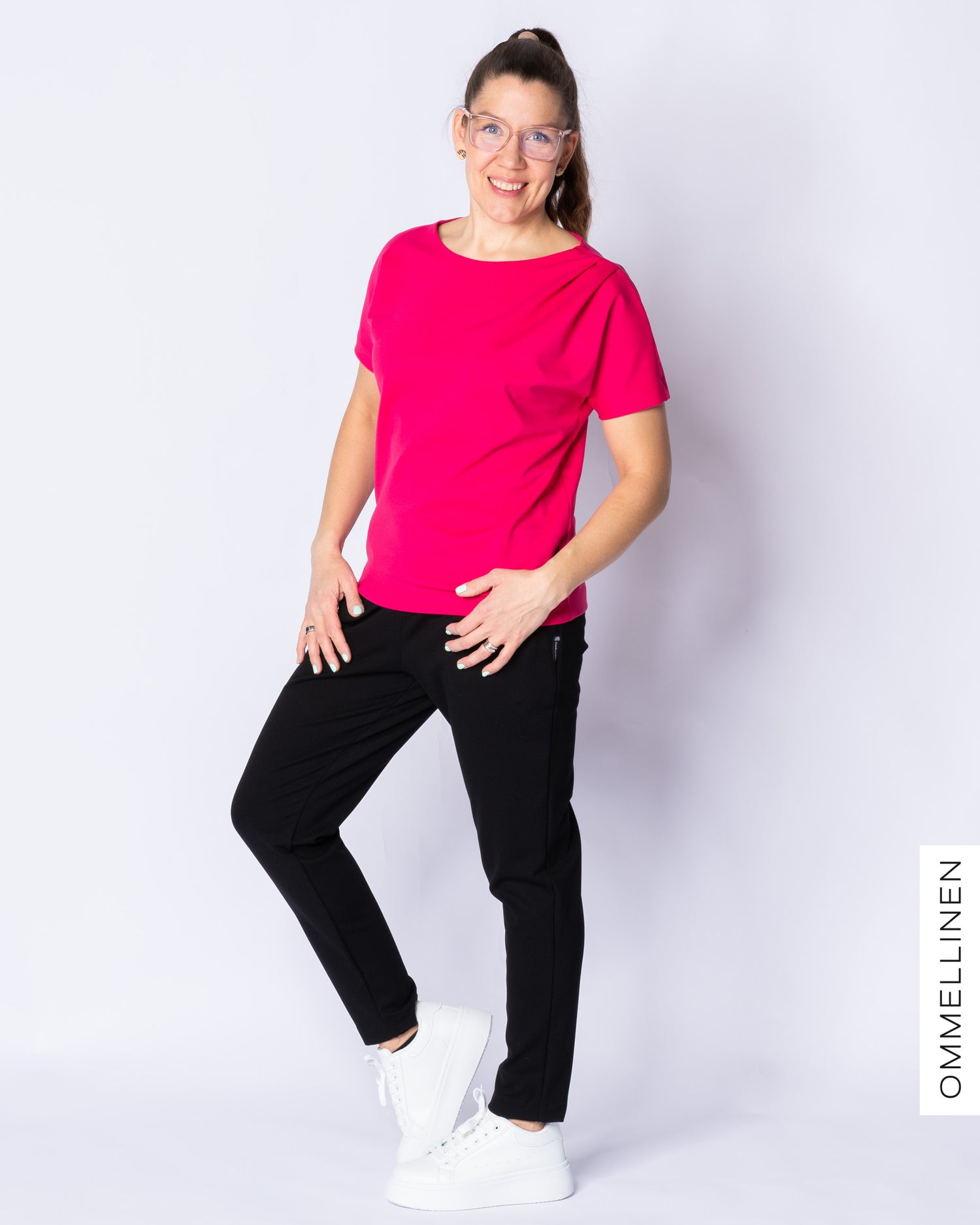 WHOOPS! LASKOS t-shirt, pink - XL