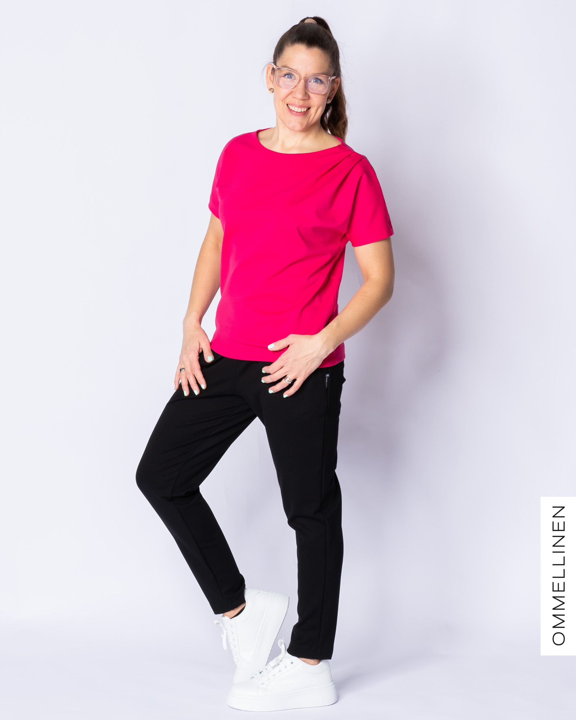 WHOOPS! LASKOS t-shirt, pink - XL