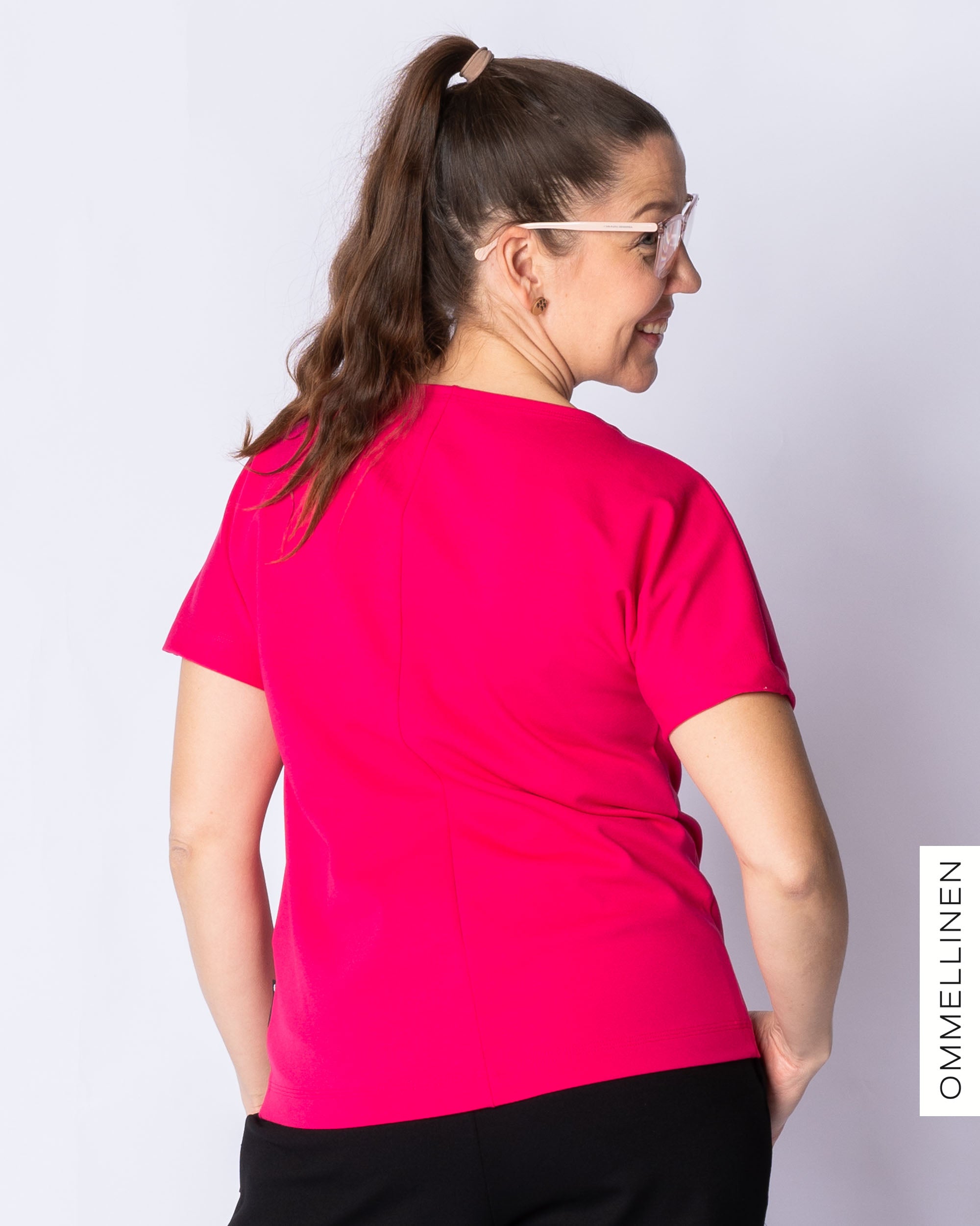 WHOOPS! LASKOS t-shirt, pink - XL