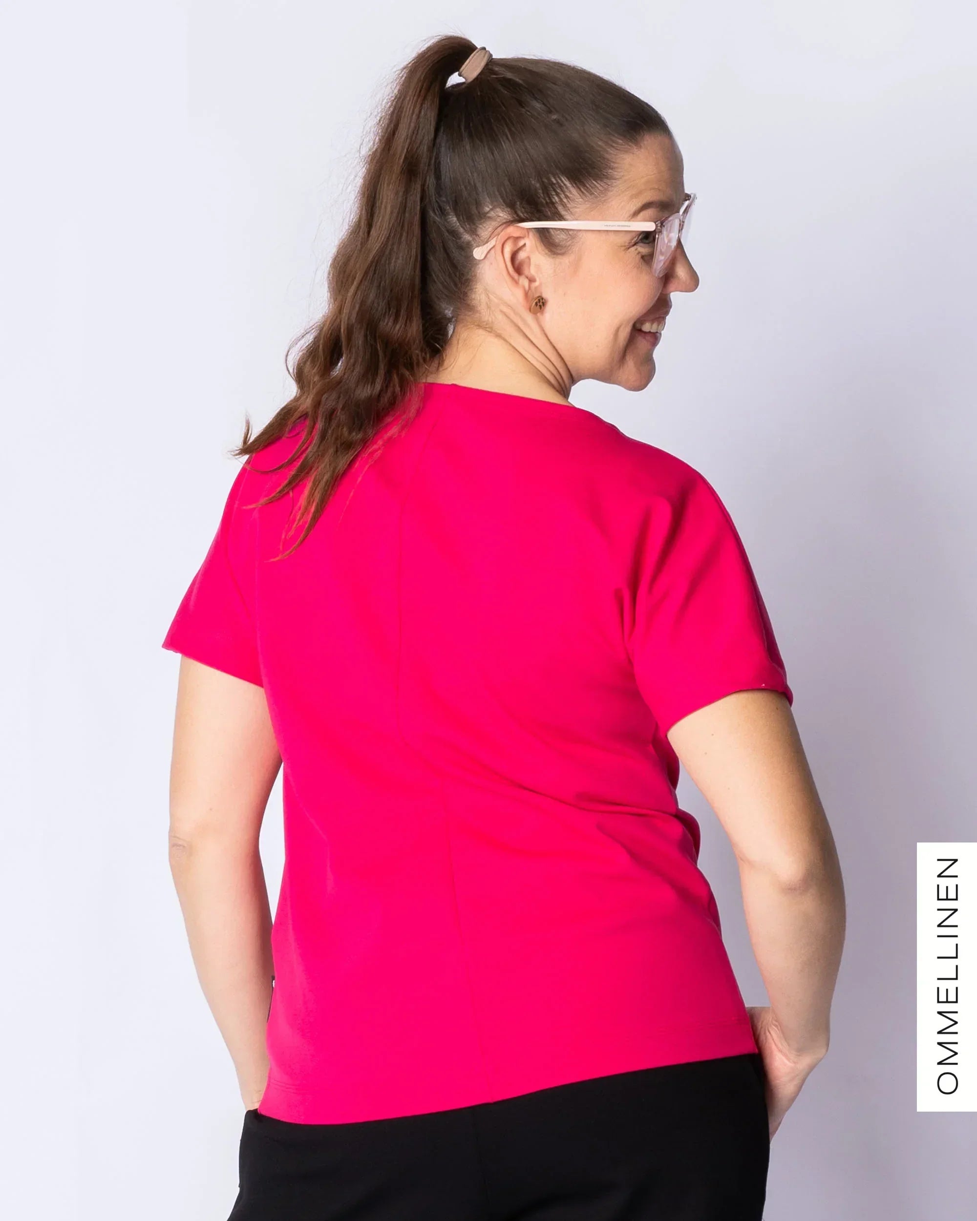 WHOOPS! LASKOS t-shirt, pink - XL