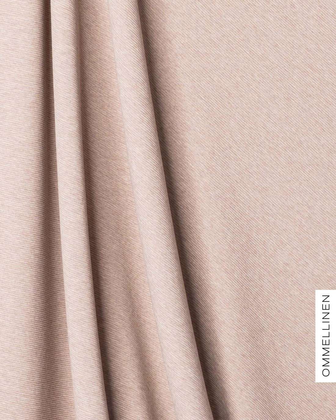 Ottoman - cotton knit - PRE-CUT, melange sand