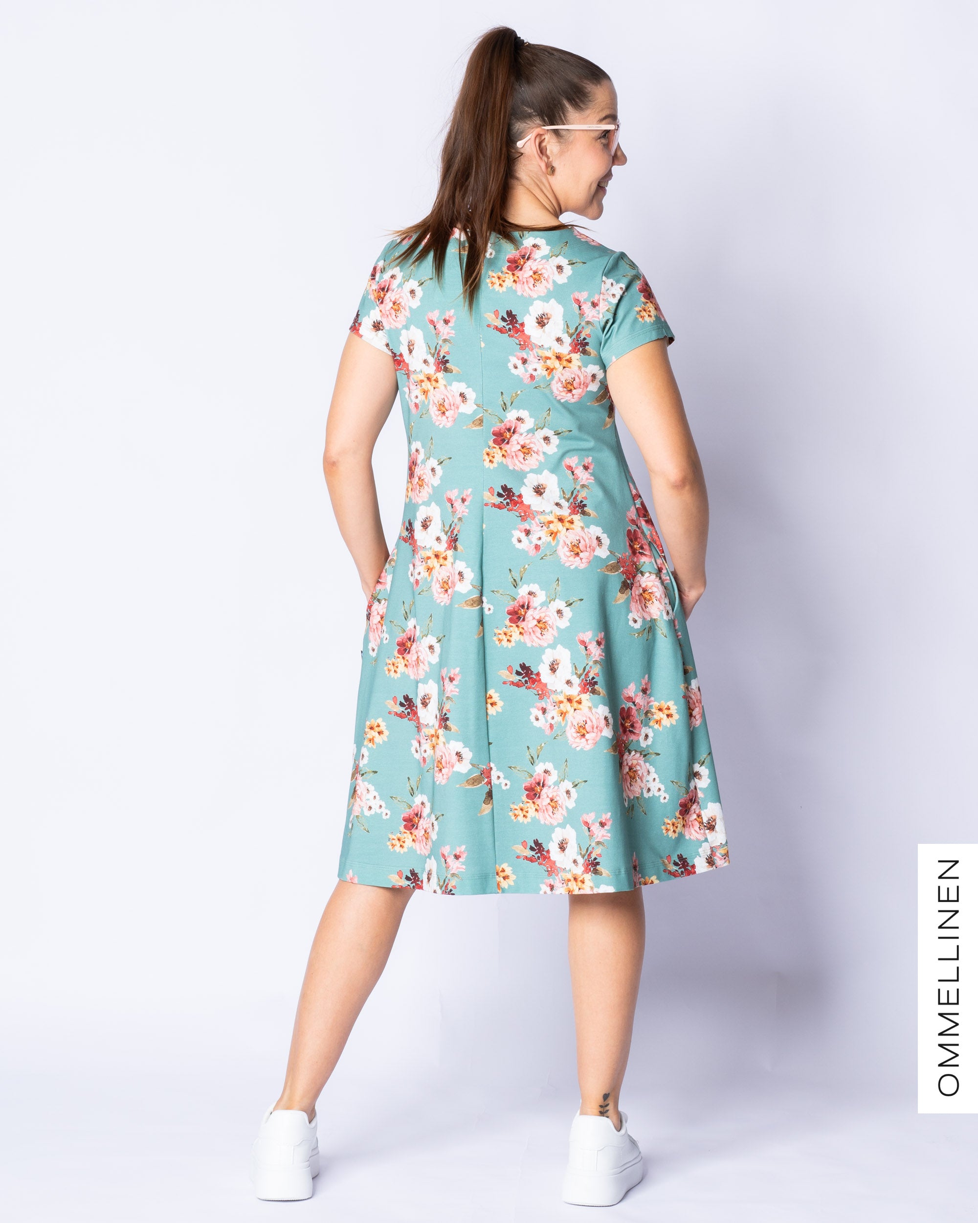 DRESS tunic - short sleeve, Vieno - water green