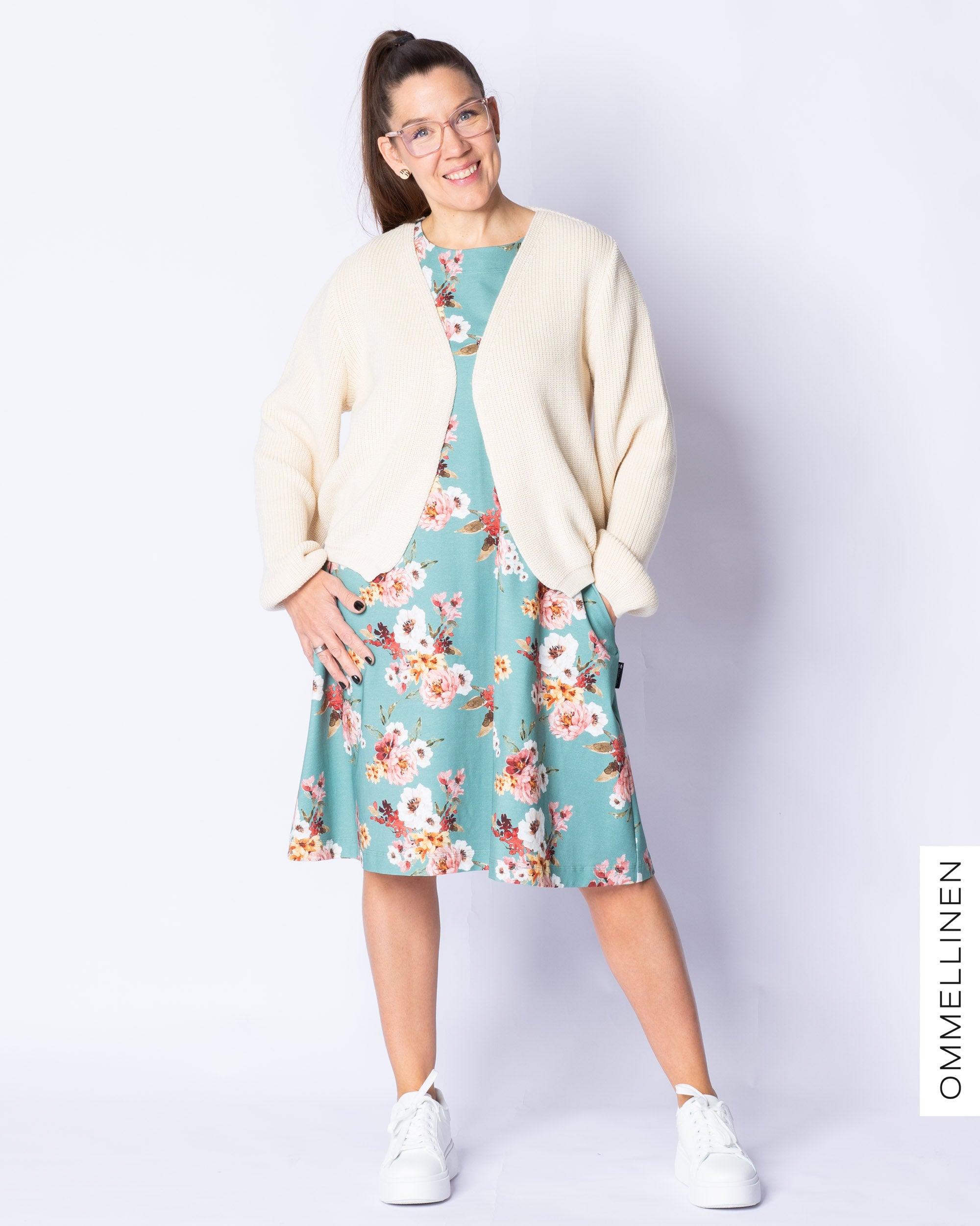 DRESS tunic - short sleeve, Vieno - water green