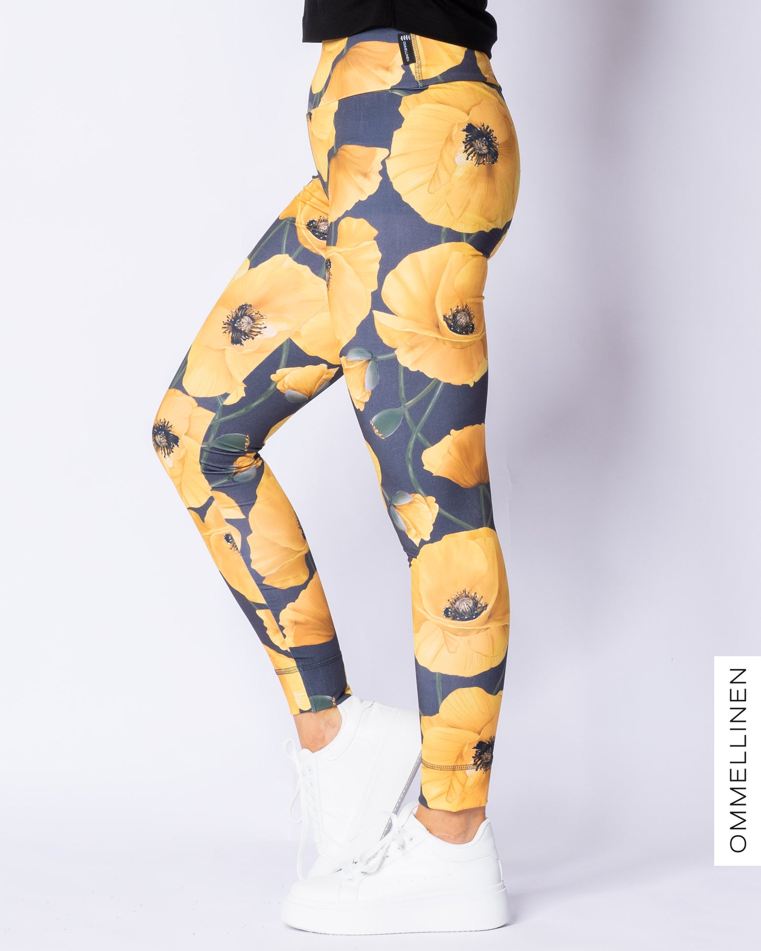 SPORT leggings, Yökukka - grey/yellow