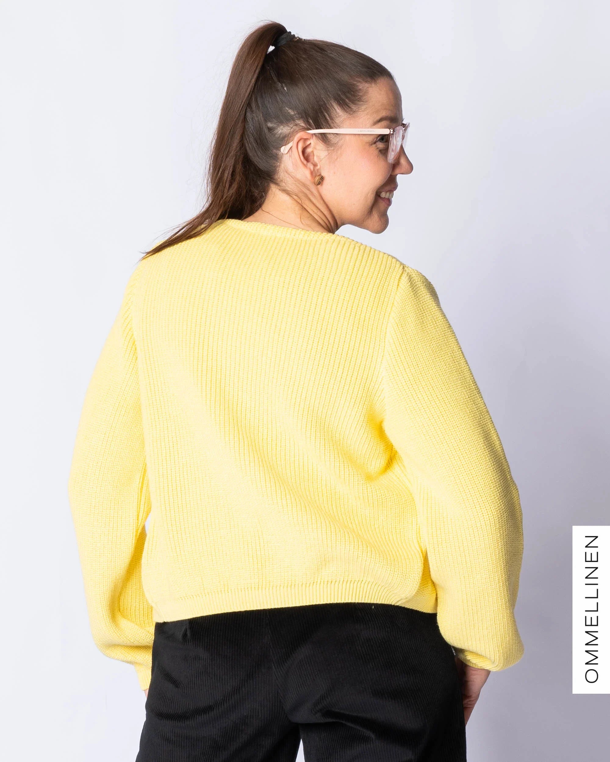 NEULE cardigan, lemon