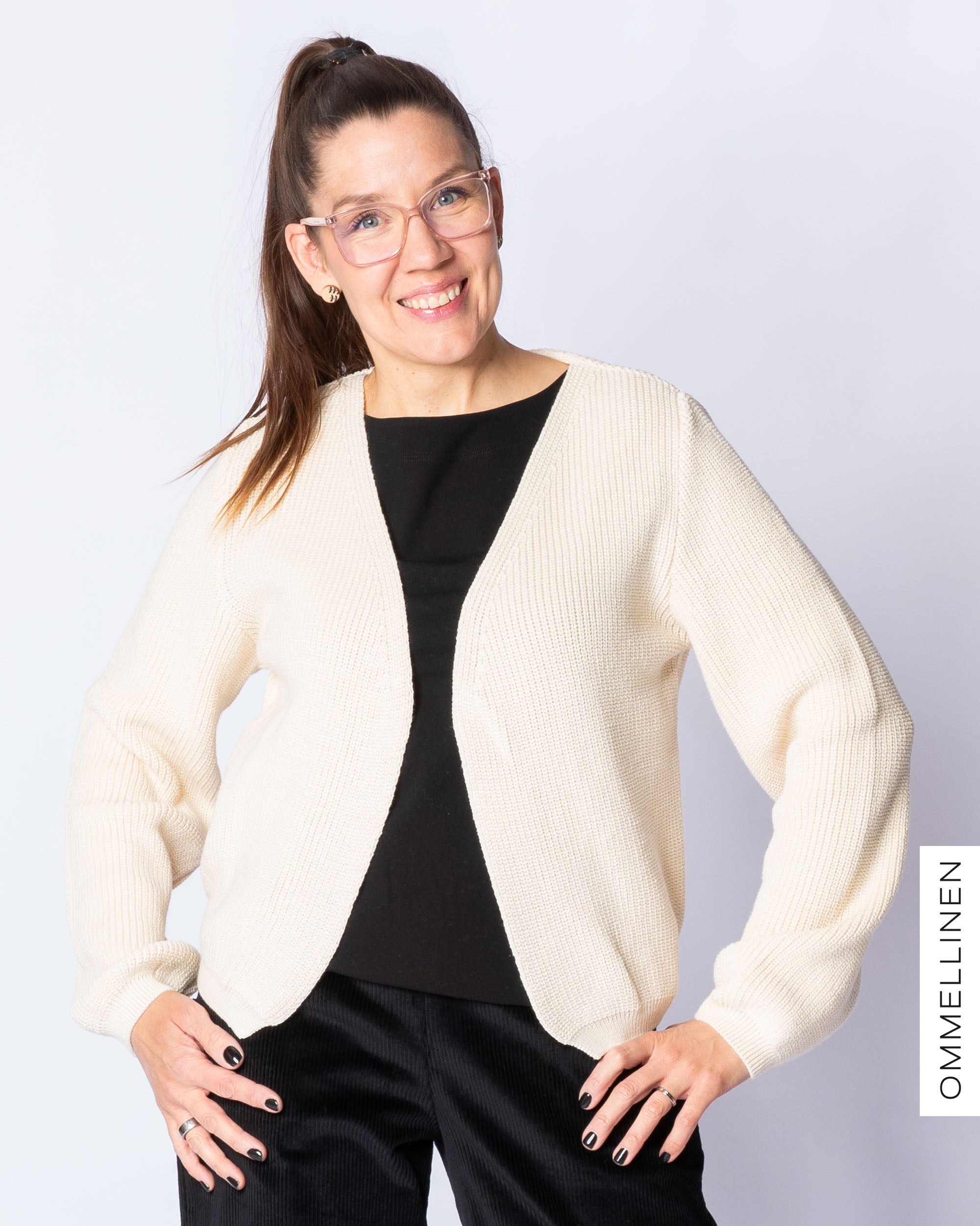 WHOOPS! NEULE cardigan, off-white - XL/XXL