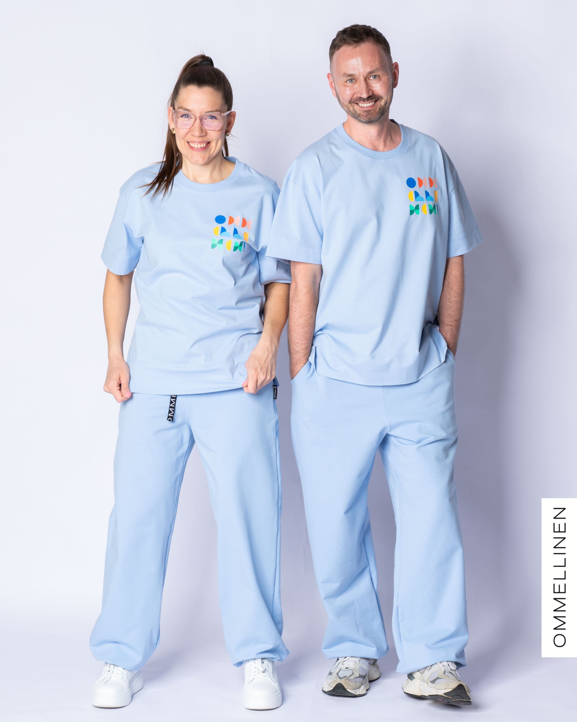 WHOOPS! MIKI t-shirt, light blue - XXL