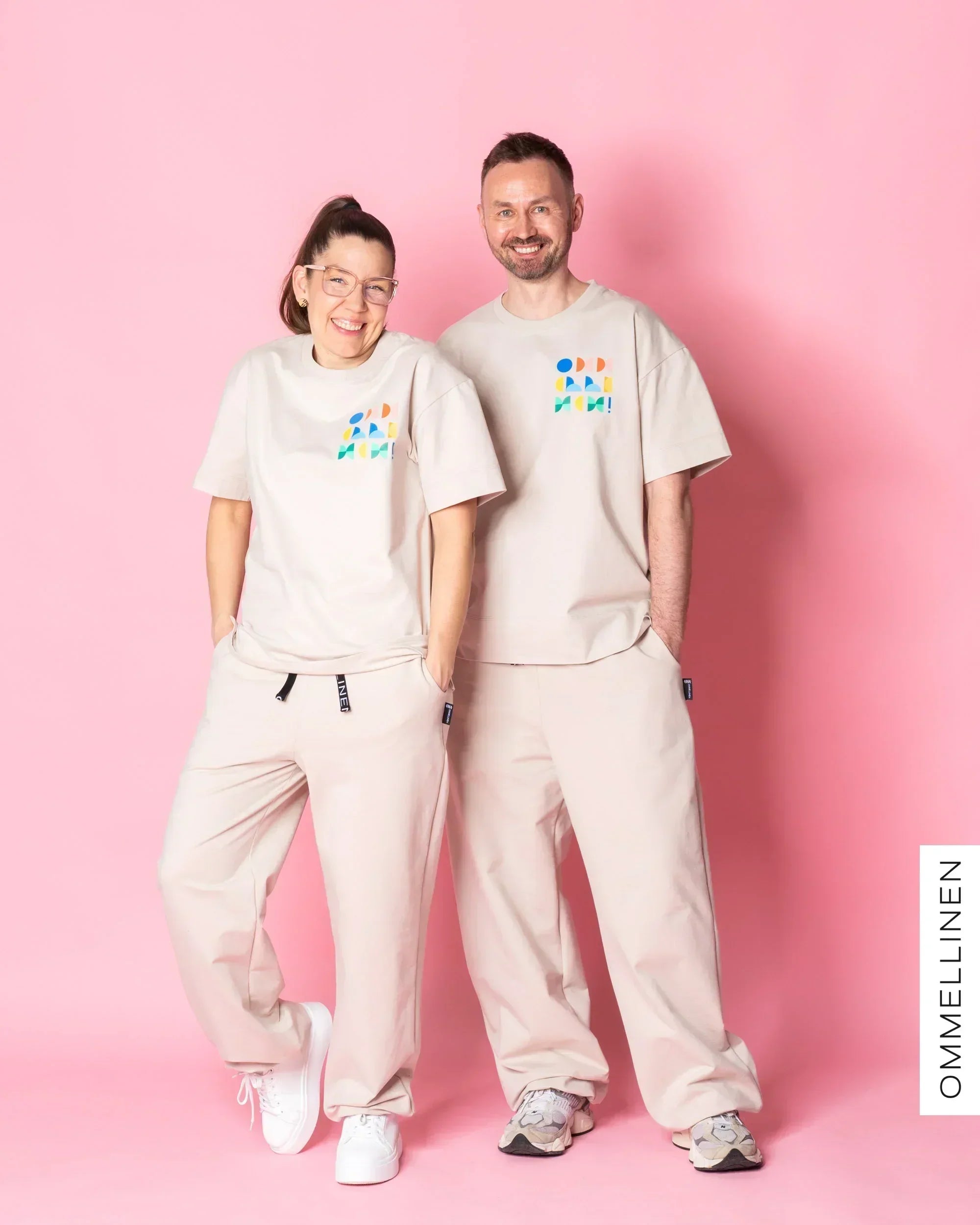 WHOOPS! MIKI -pants, sand - XXXL