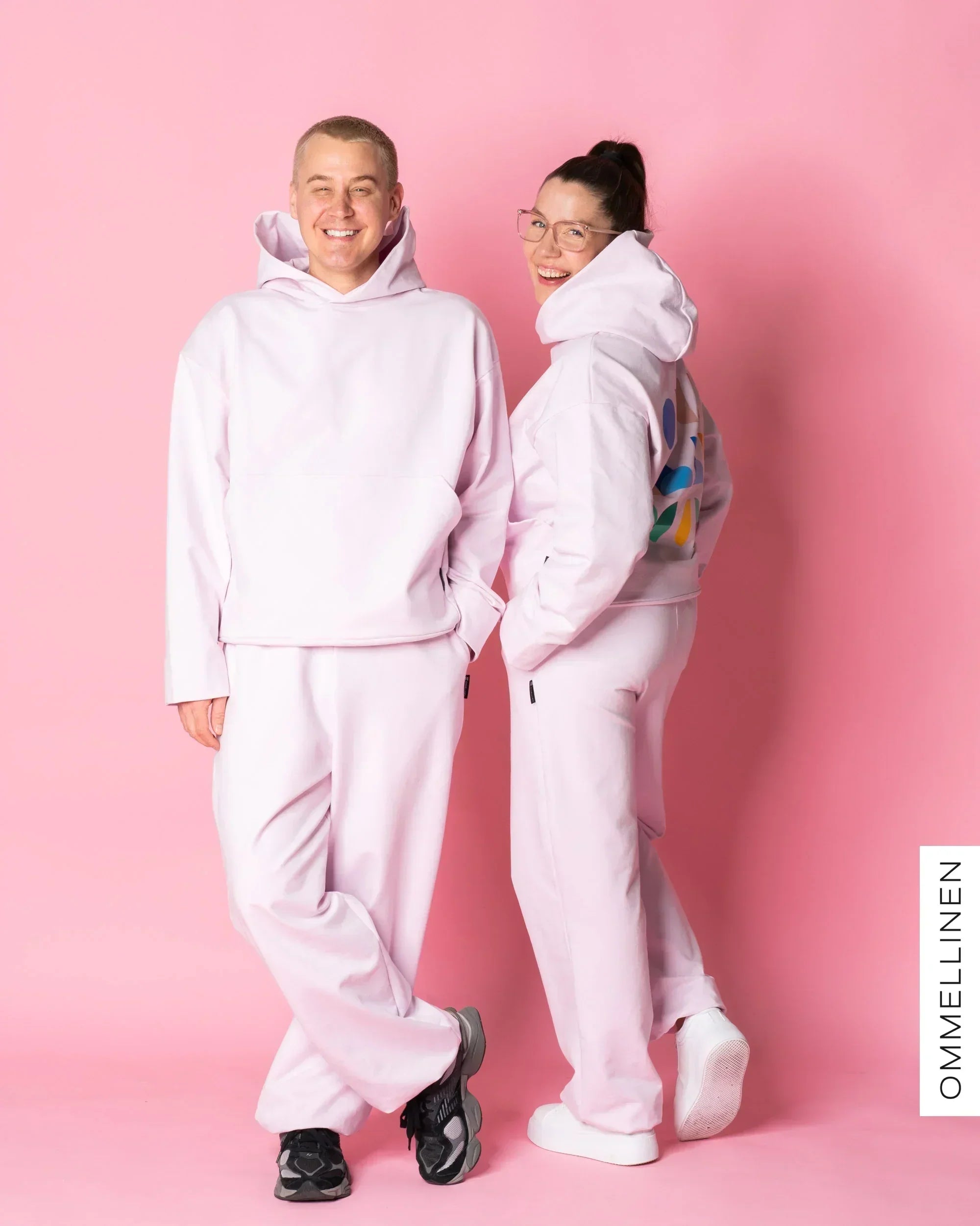 WHOOPS! MIKI -pants, light pink - XXL