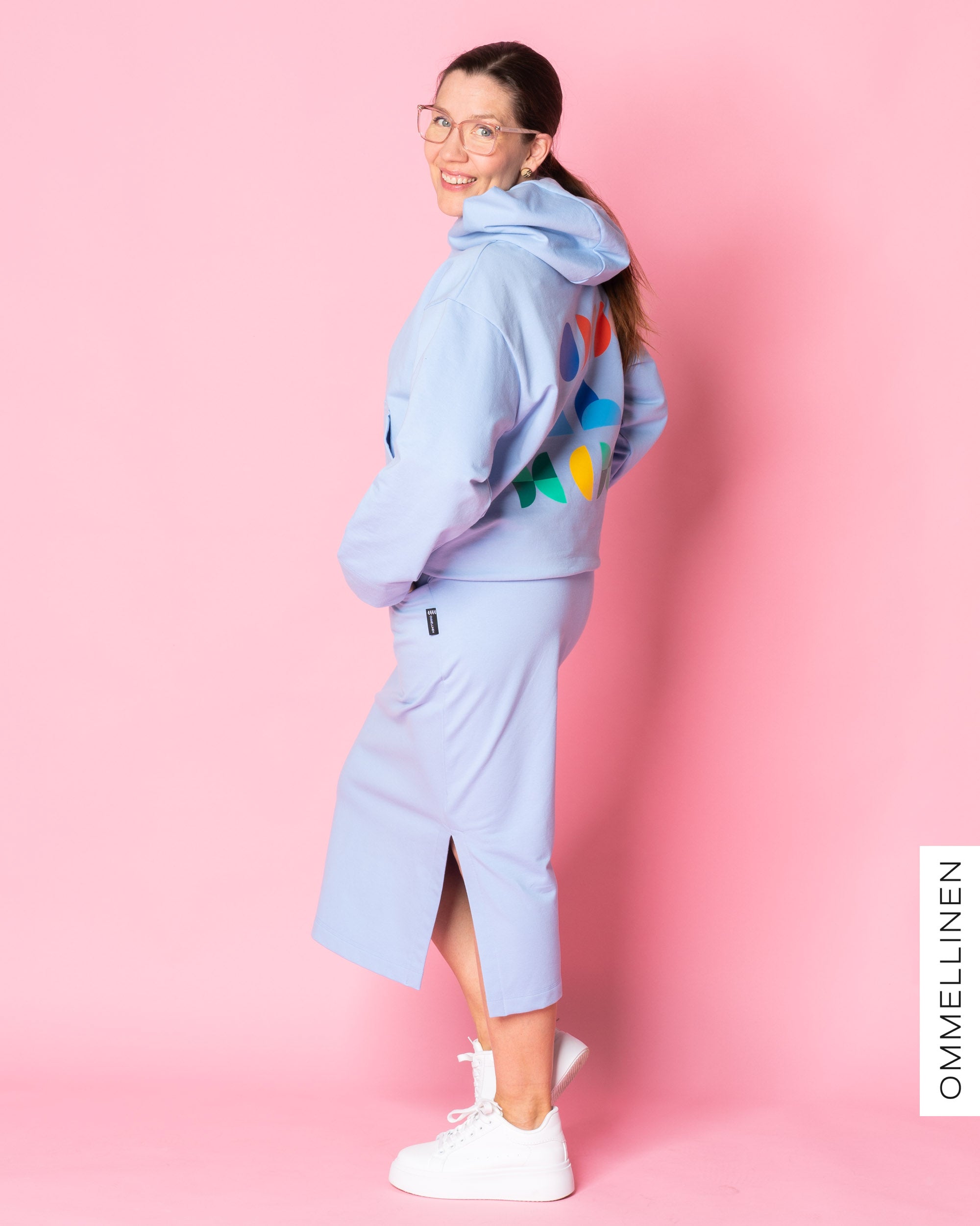 MIKI -skirt, light blue