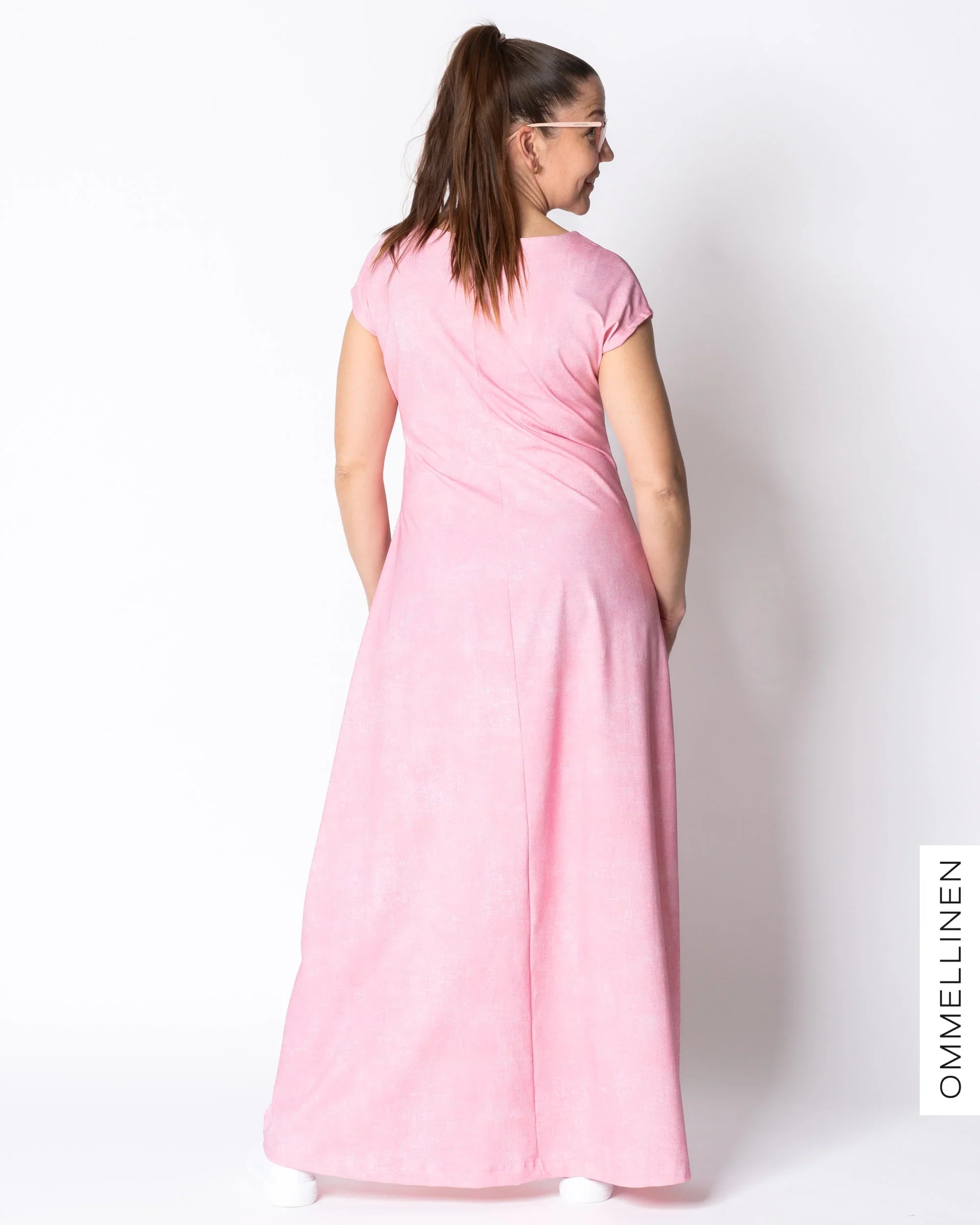 MIELI dress, Yökukka - light pink/off-white