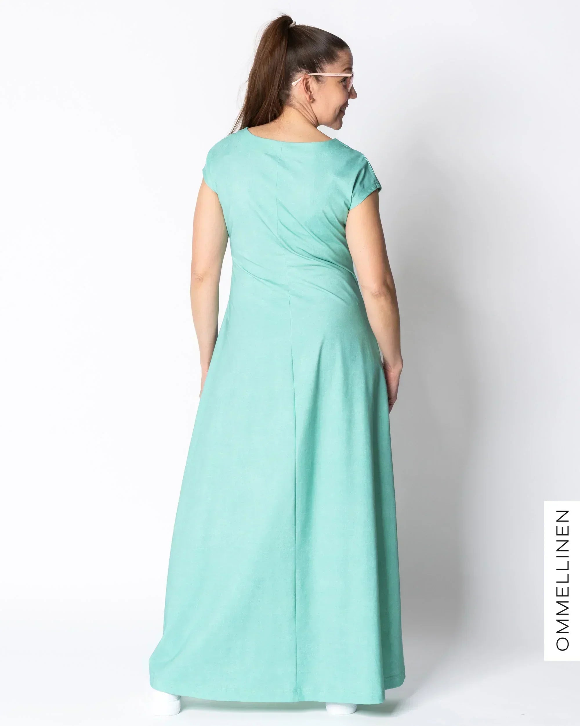 WHOOPS! MIELI dress, Yökukka - mint/off-white - S