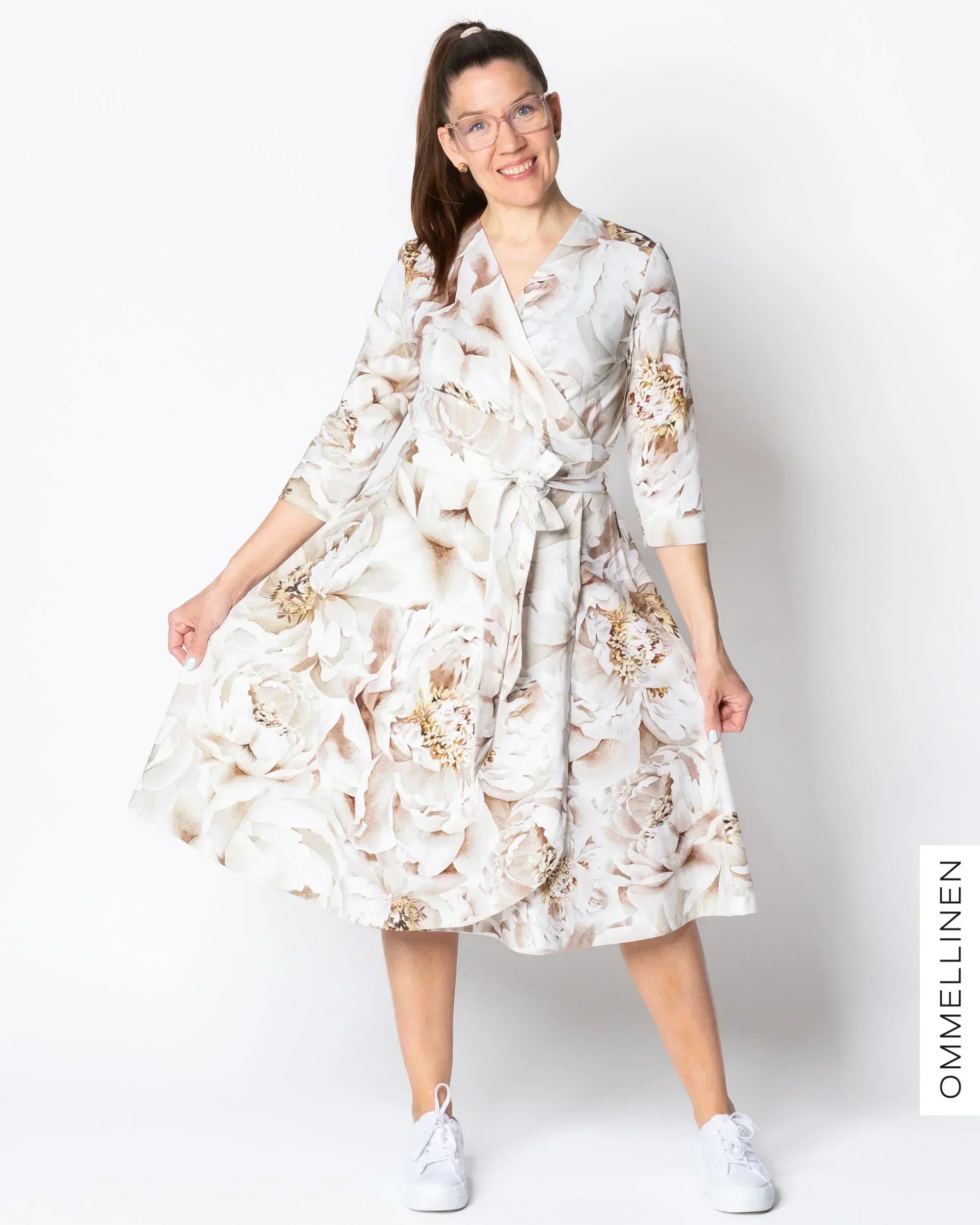 WRAP dress, Ikuisuus - white