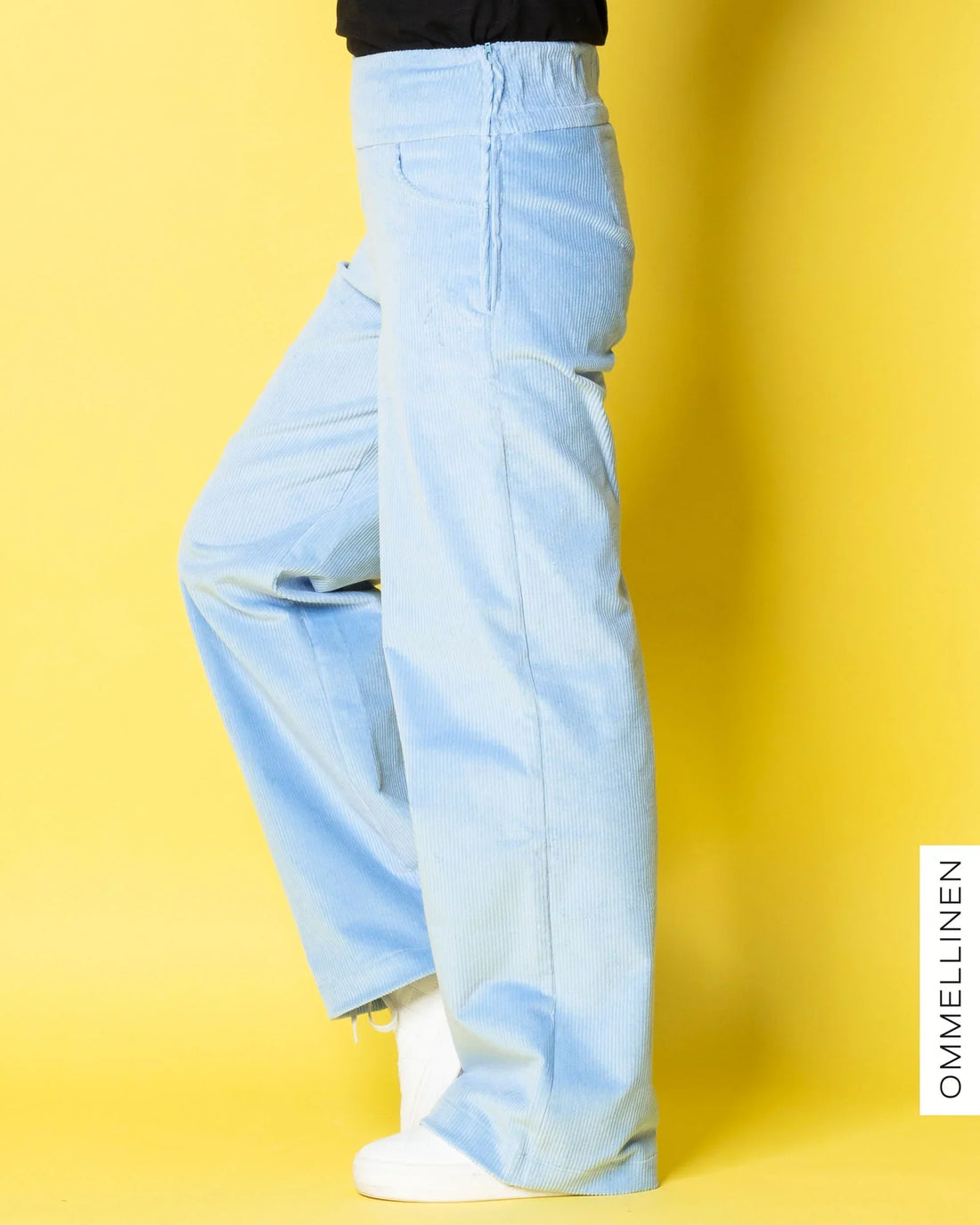 CORDUROY pants - NORMAL LENGTH, light blue - slight II-quality