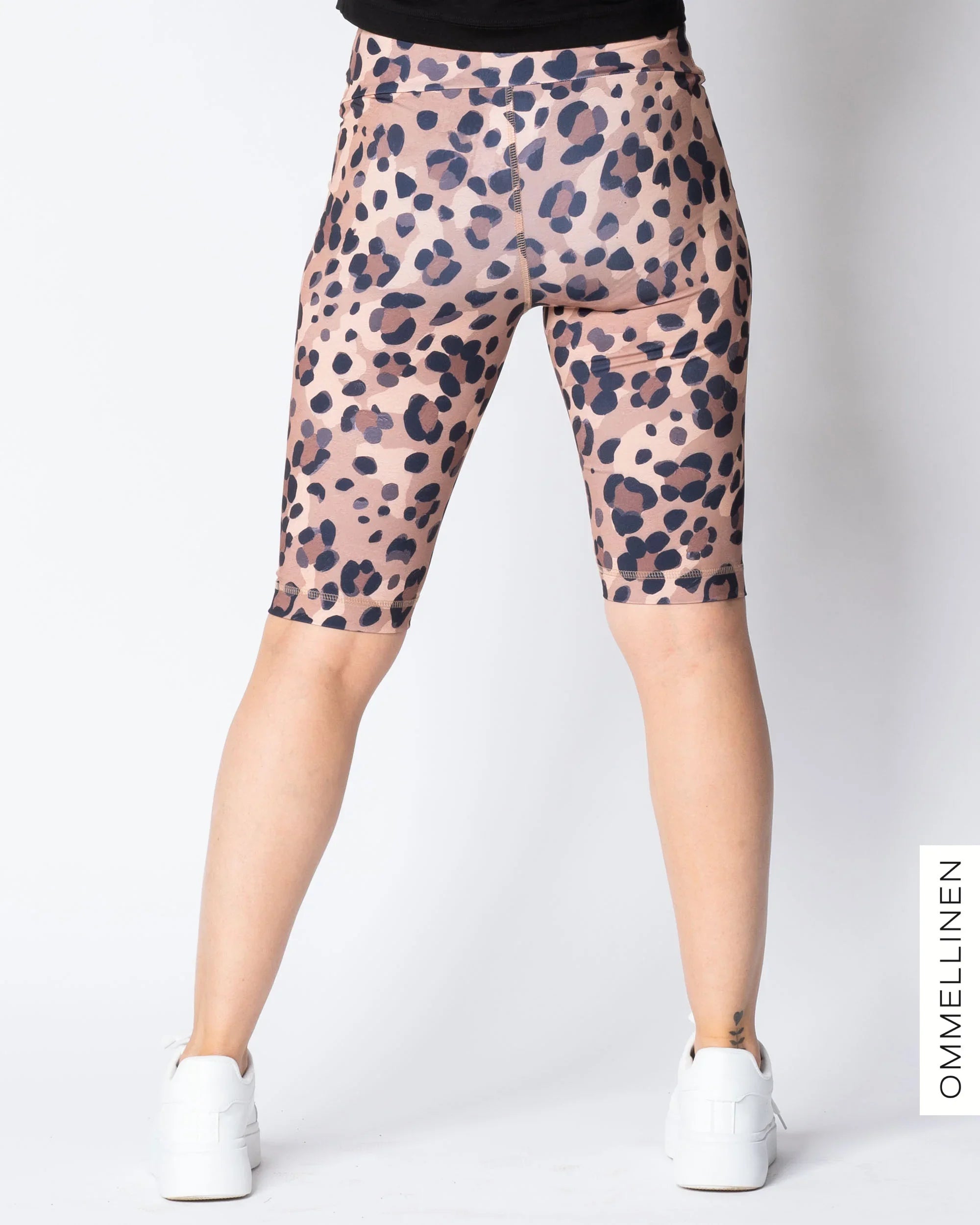 SPORT shorts, Kukkaleopardi - brown