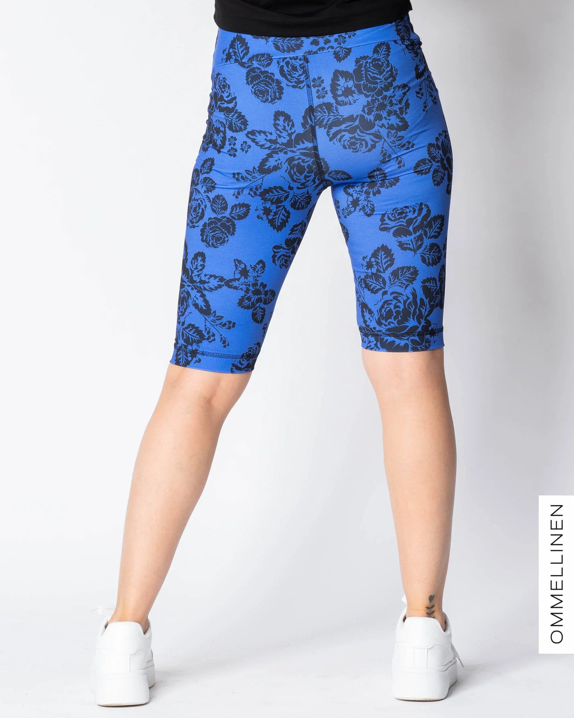 SPORT shorts, Babushka Roses Lace - blue