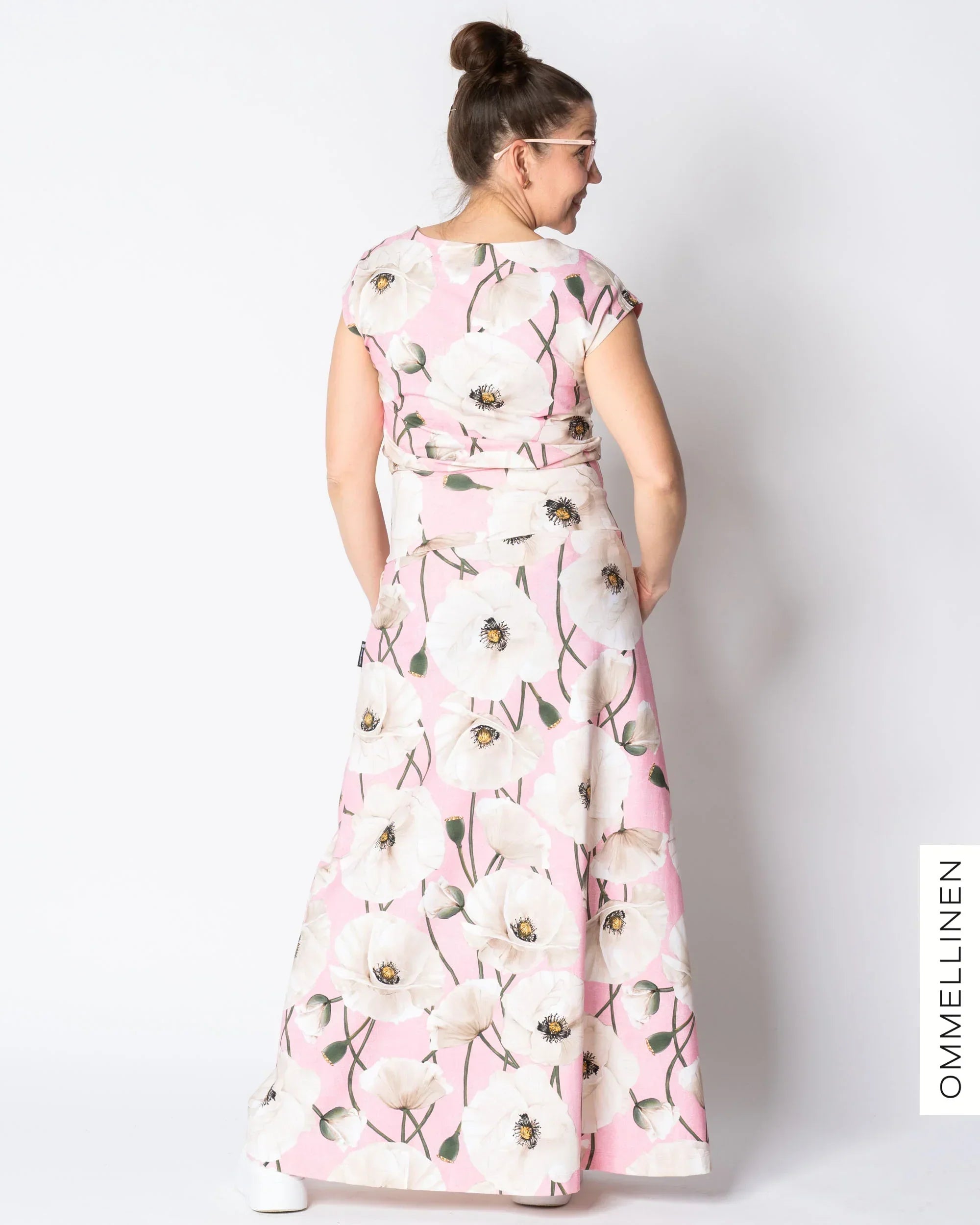 MAXI skirt, Yökukka - light pink/off-white