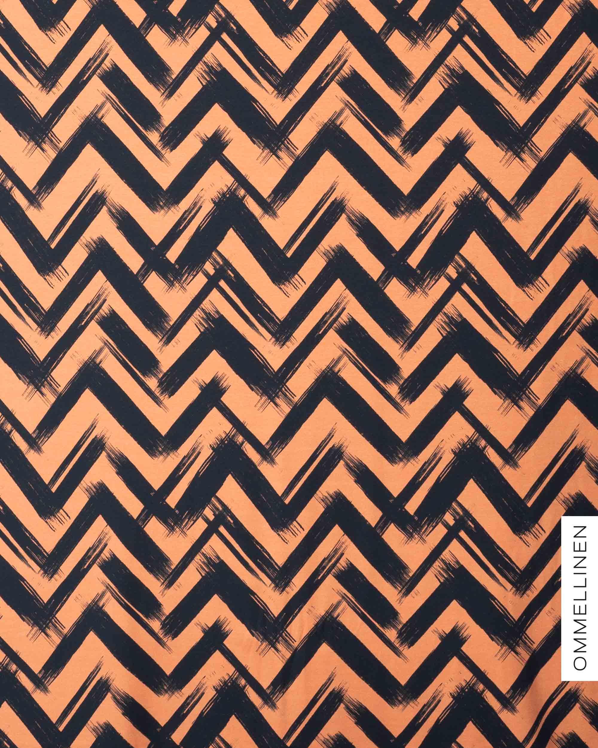 Jersey - PRE-CUT, Siksak - brown