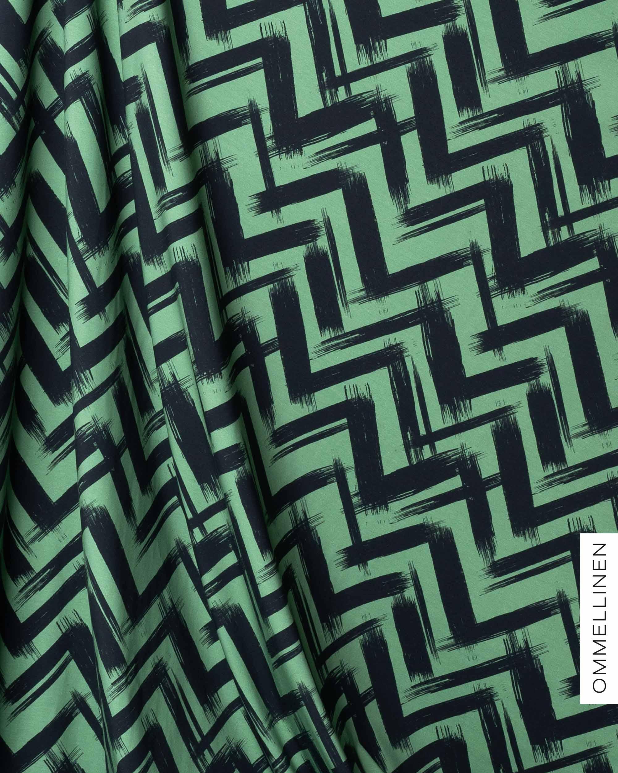 Jersey - PRE-CUT, Siksak - green