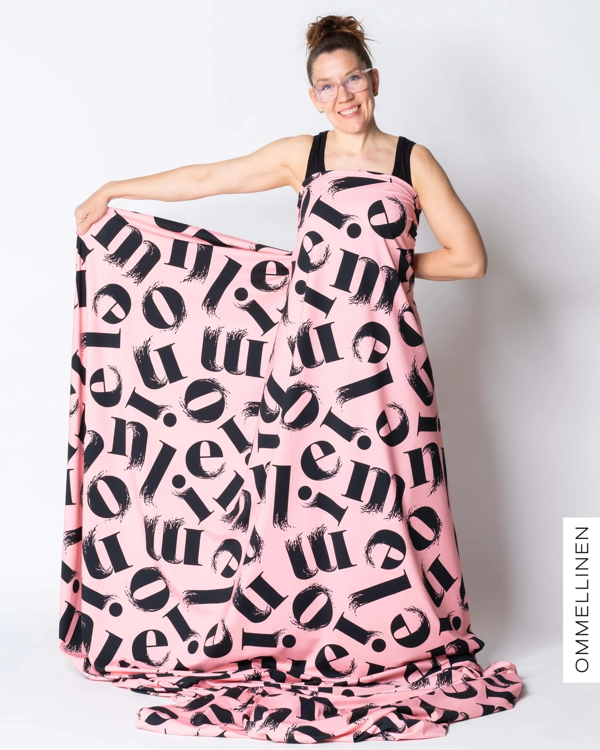 Jersey, Kirjaimet - light pink