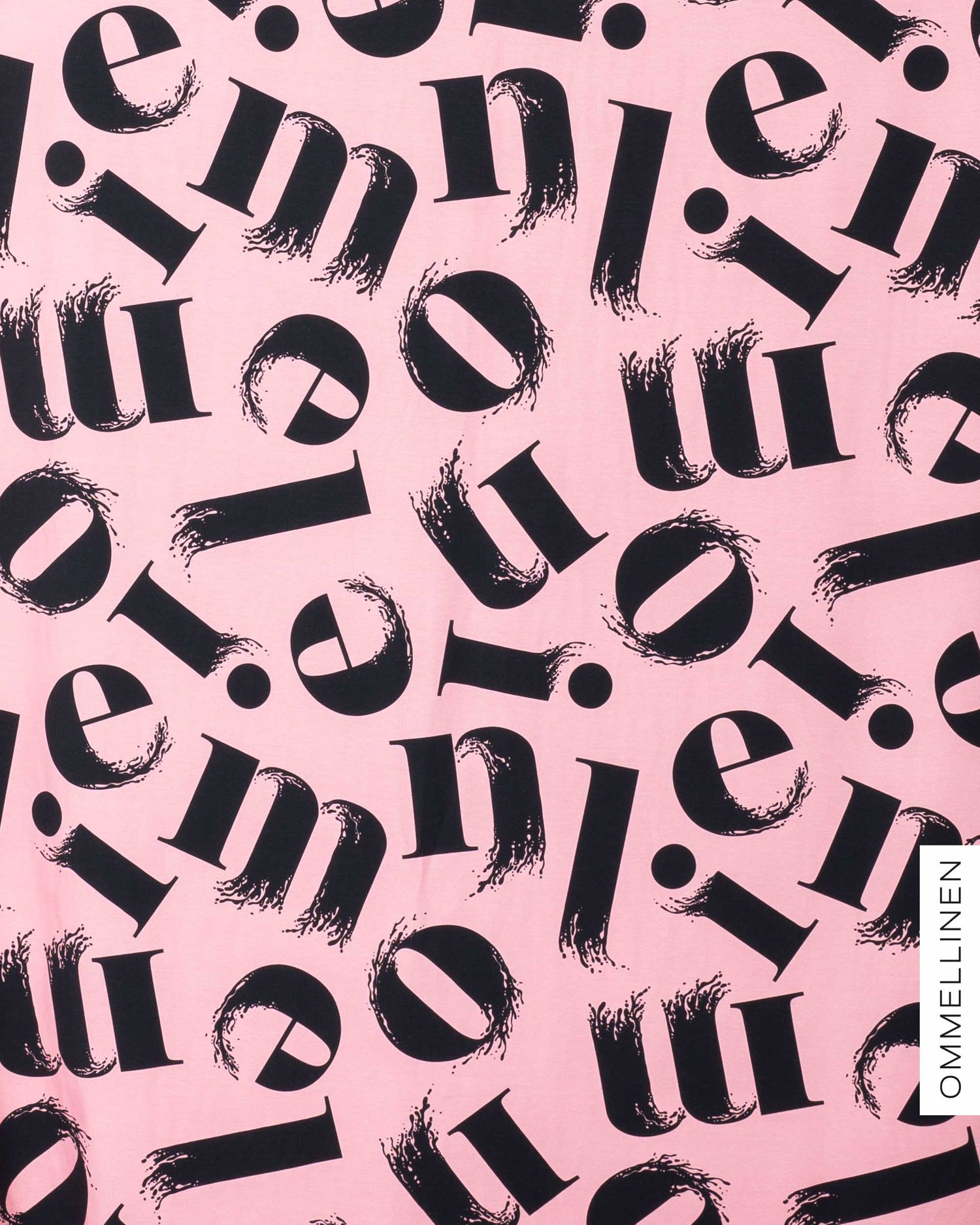 Jersey, Kirjaimet - light pink