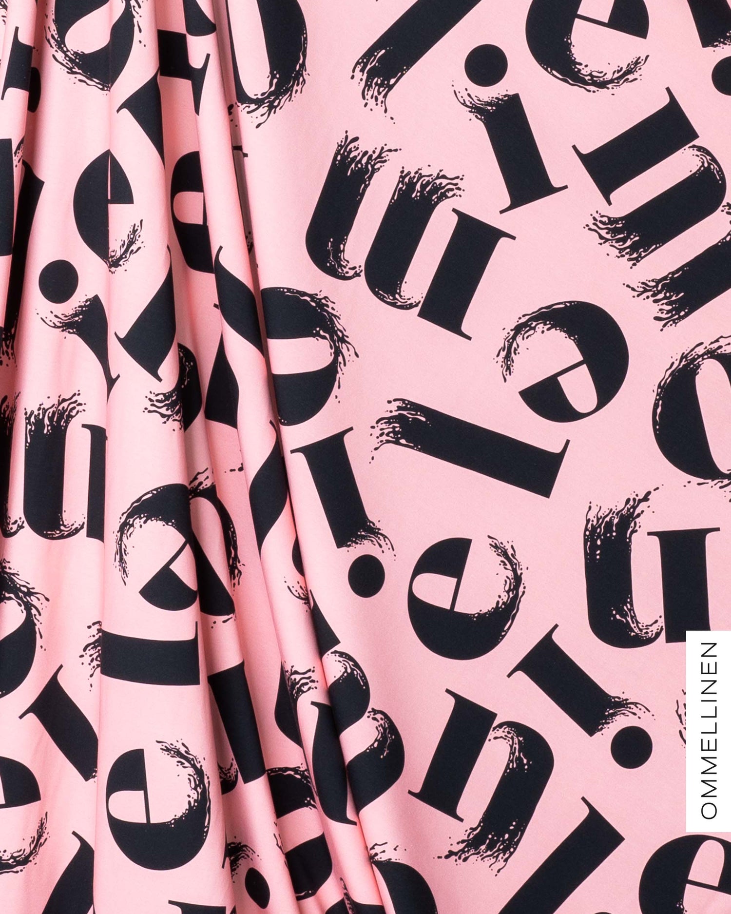 Jersey, Kirjaimet - light pink