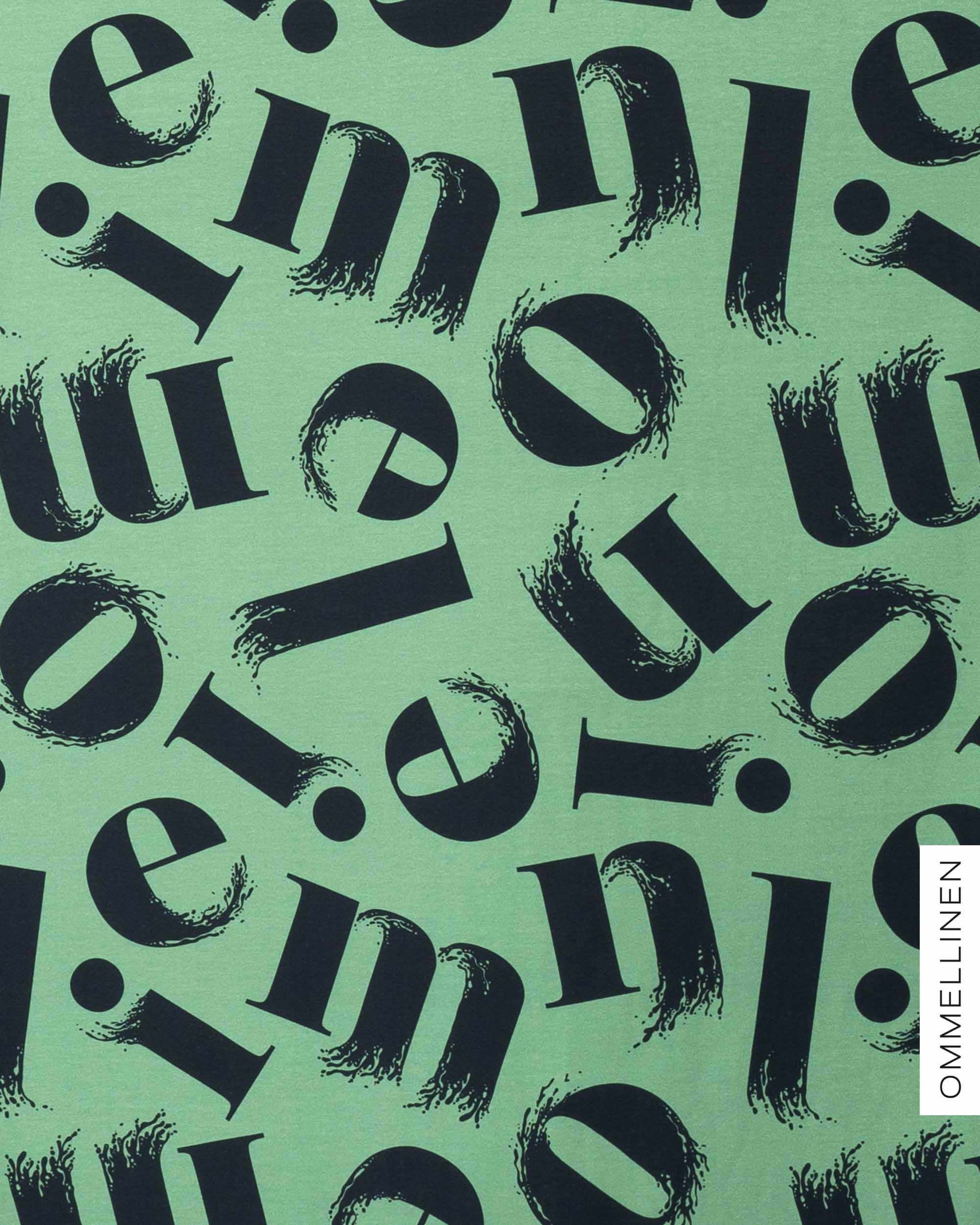 Jersey, Kirjaimet - green