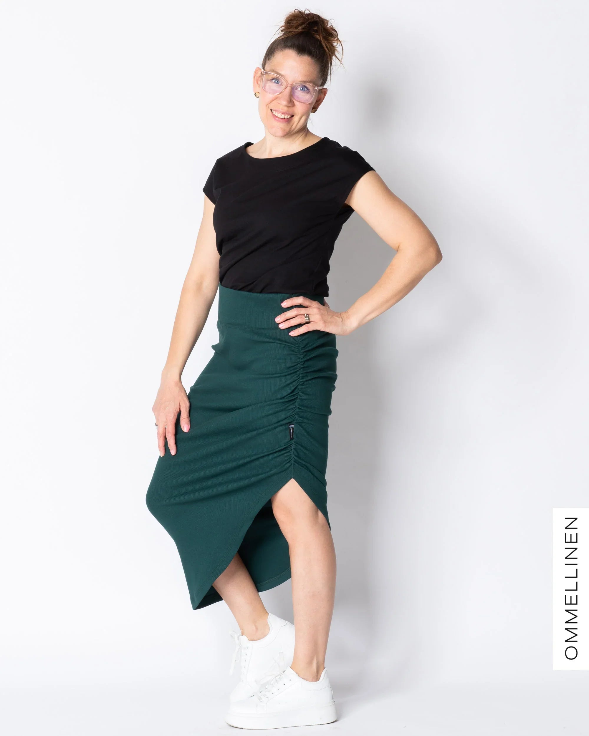 MONEKSI skirt, deep green