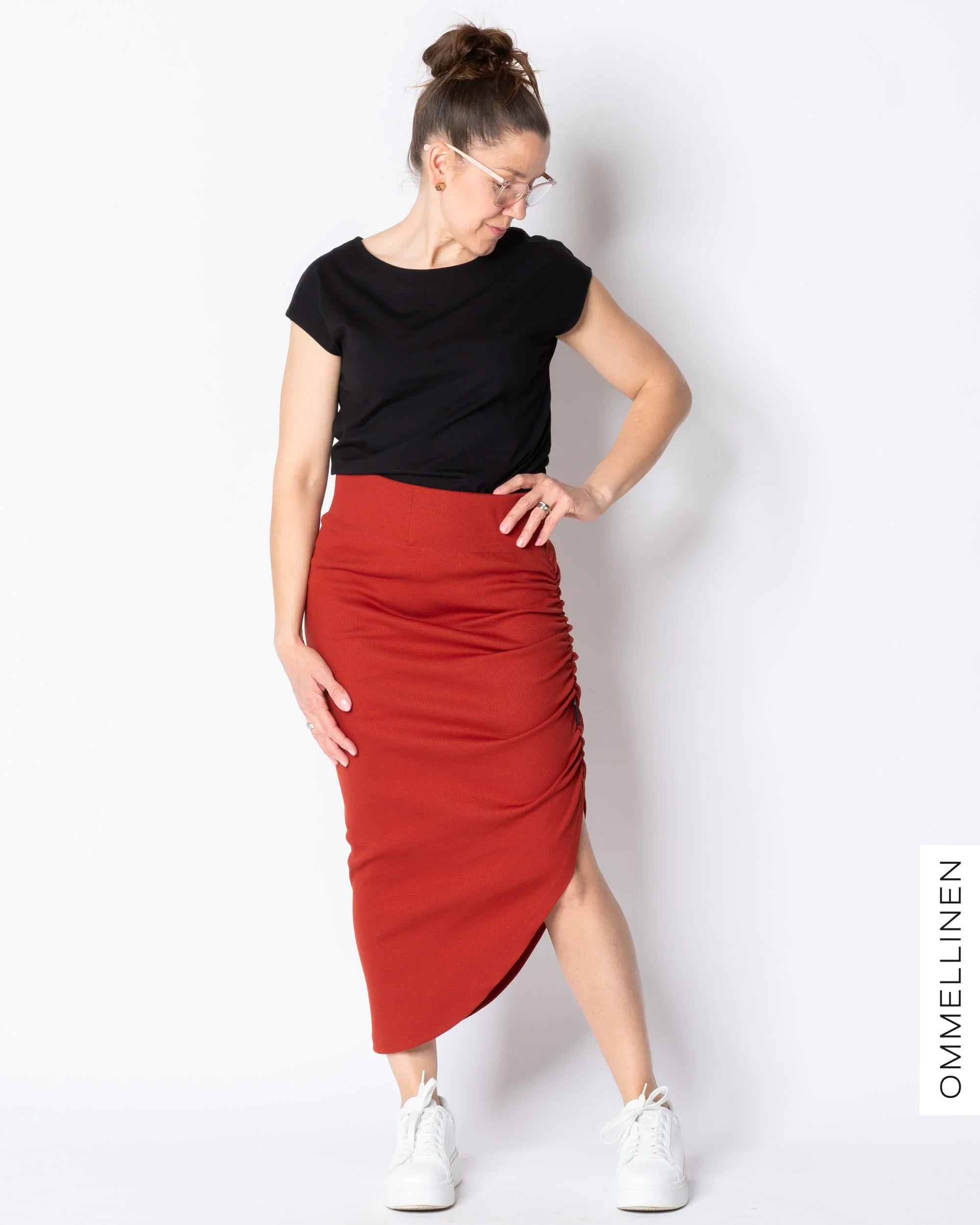 MONEKSI skirt, burnt orange