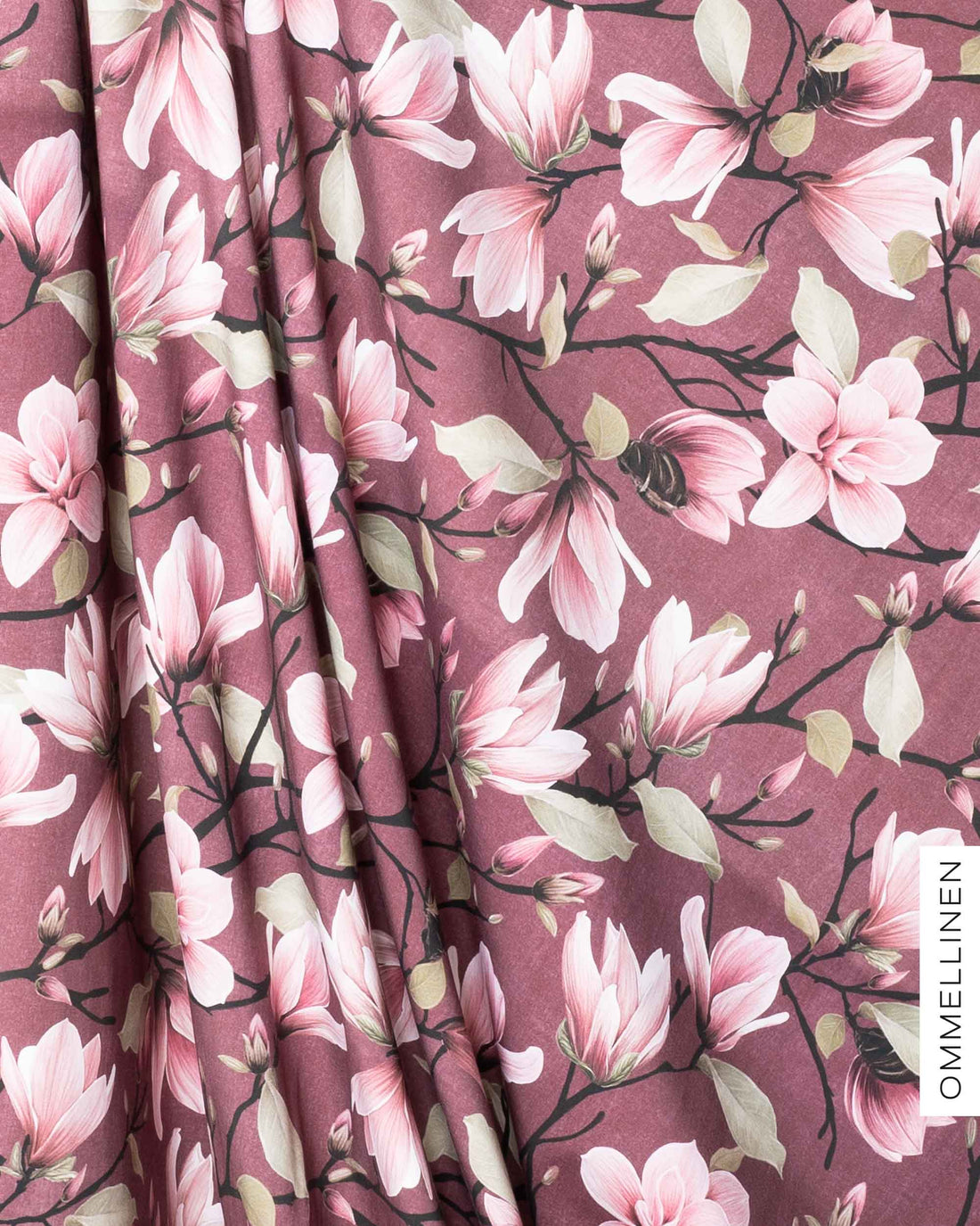 Jersey - PRE-CUT, Magnolian kuiskaus voluminous - berry