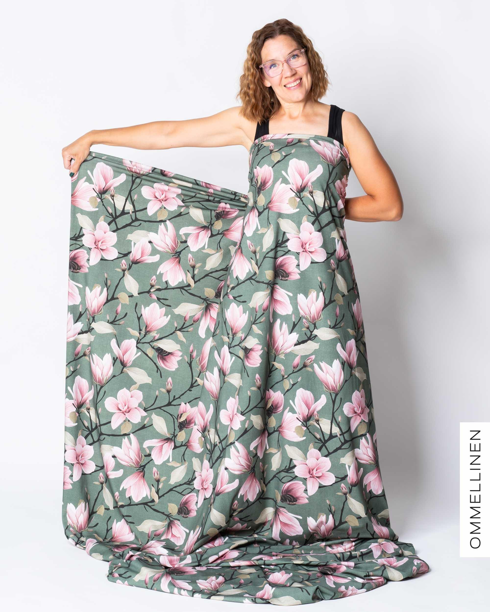 Jersey, Magnolian kuiskaus voluminous - sage