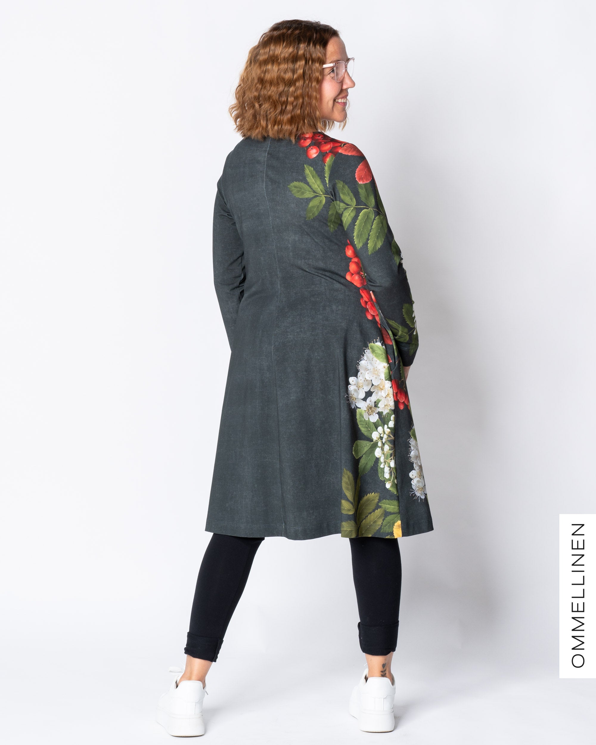 WHOOPS! DRESS tunic, Giant pihlaja - grey - S