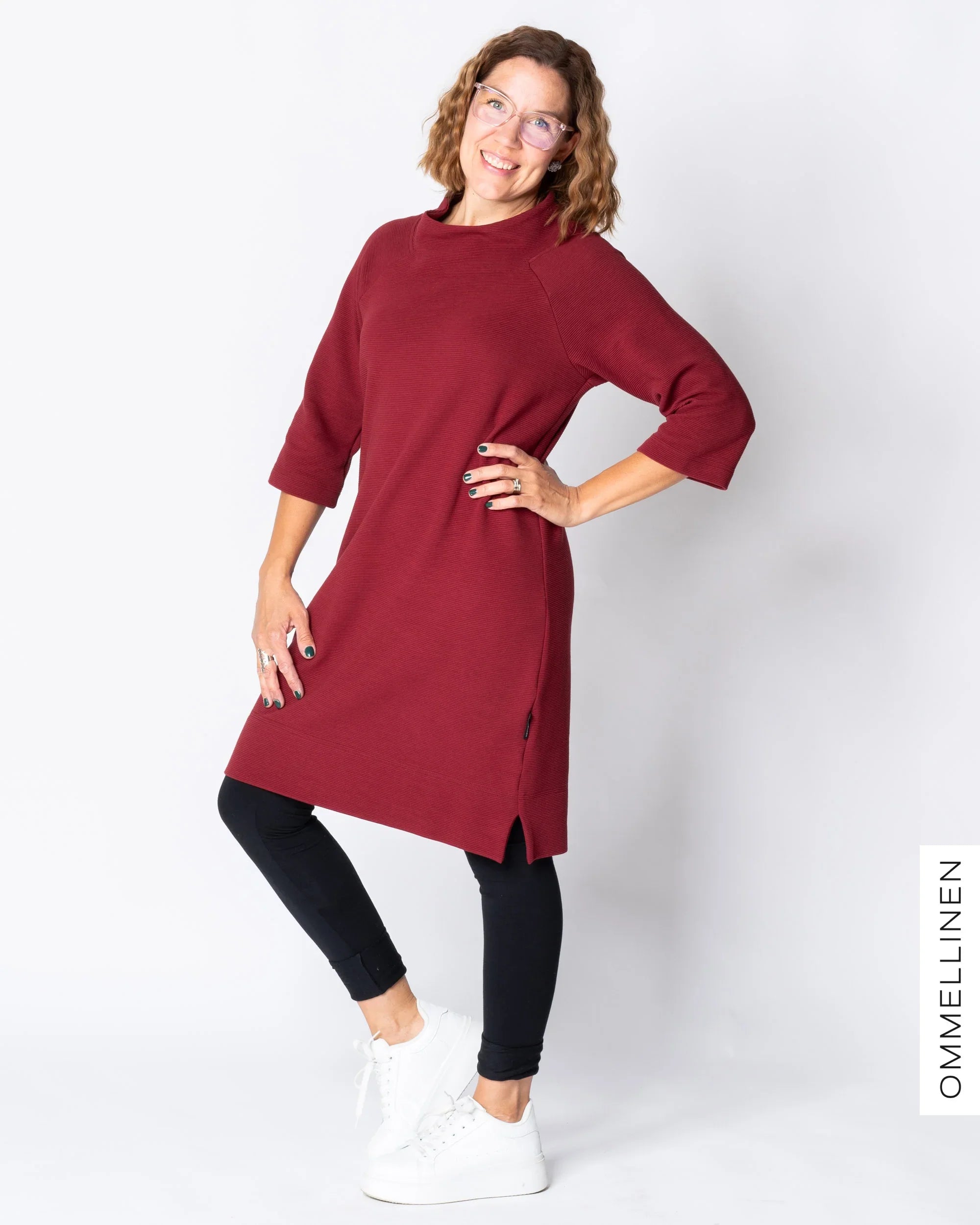 SÄRMÄ dress, burgundy