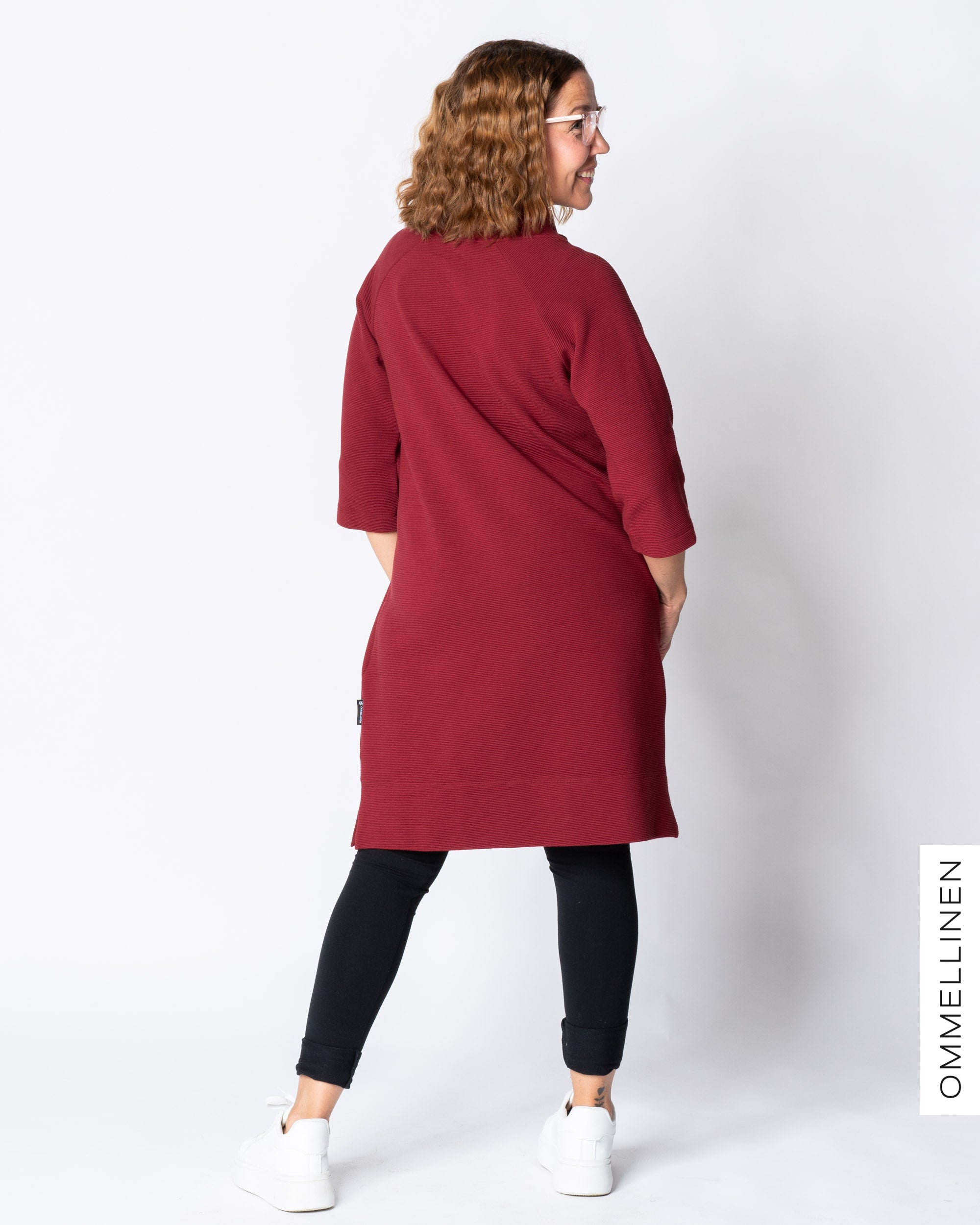 SÄRMÄ dress, burgundy