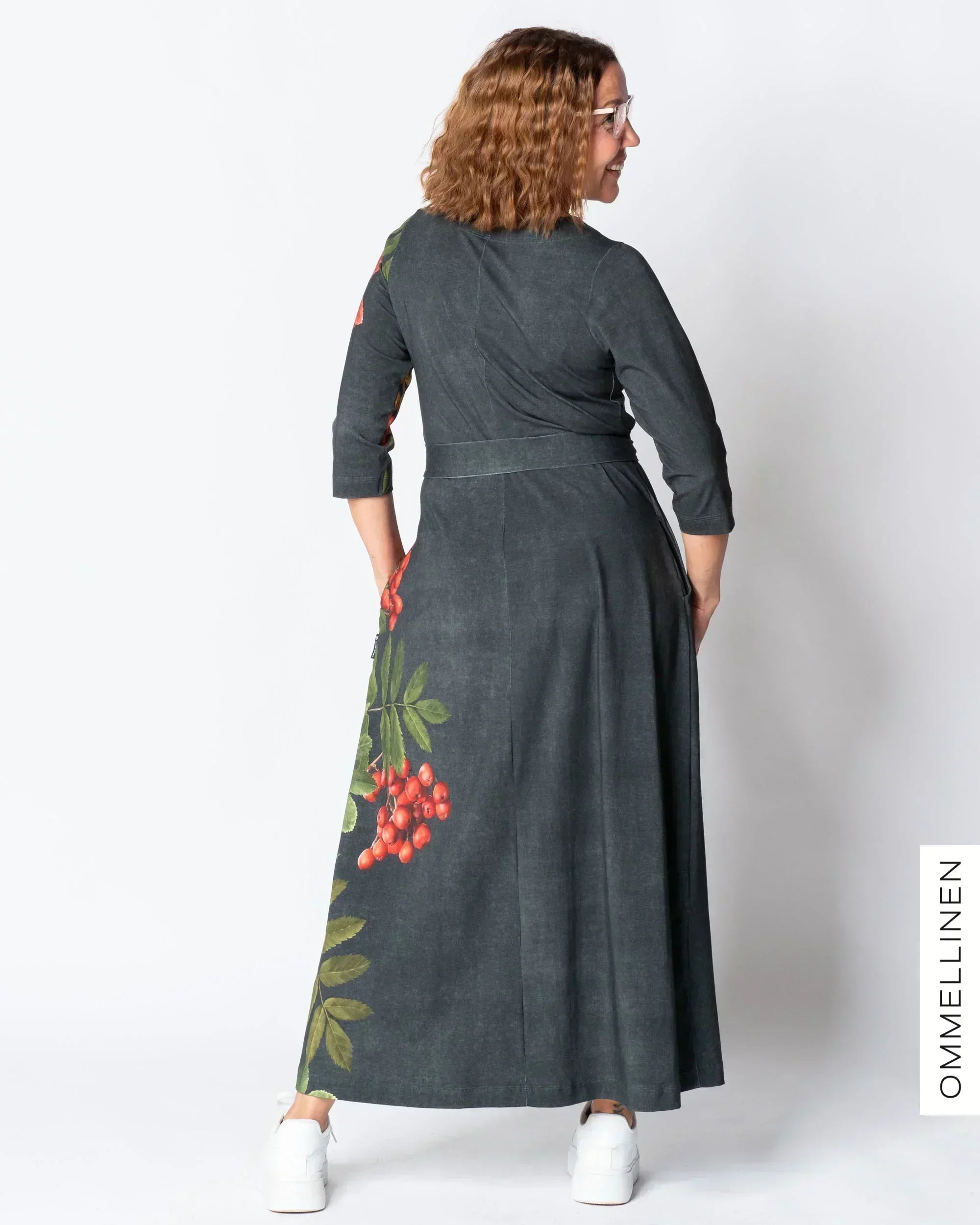 UNELMA dress, Giant pihlaja - grey
