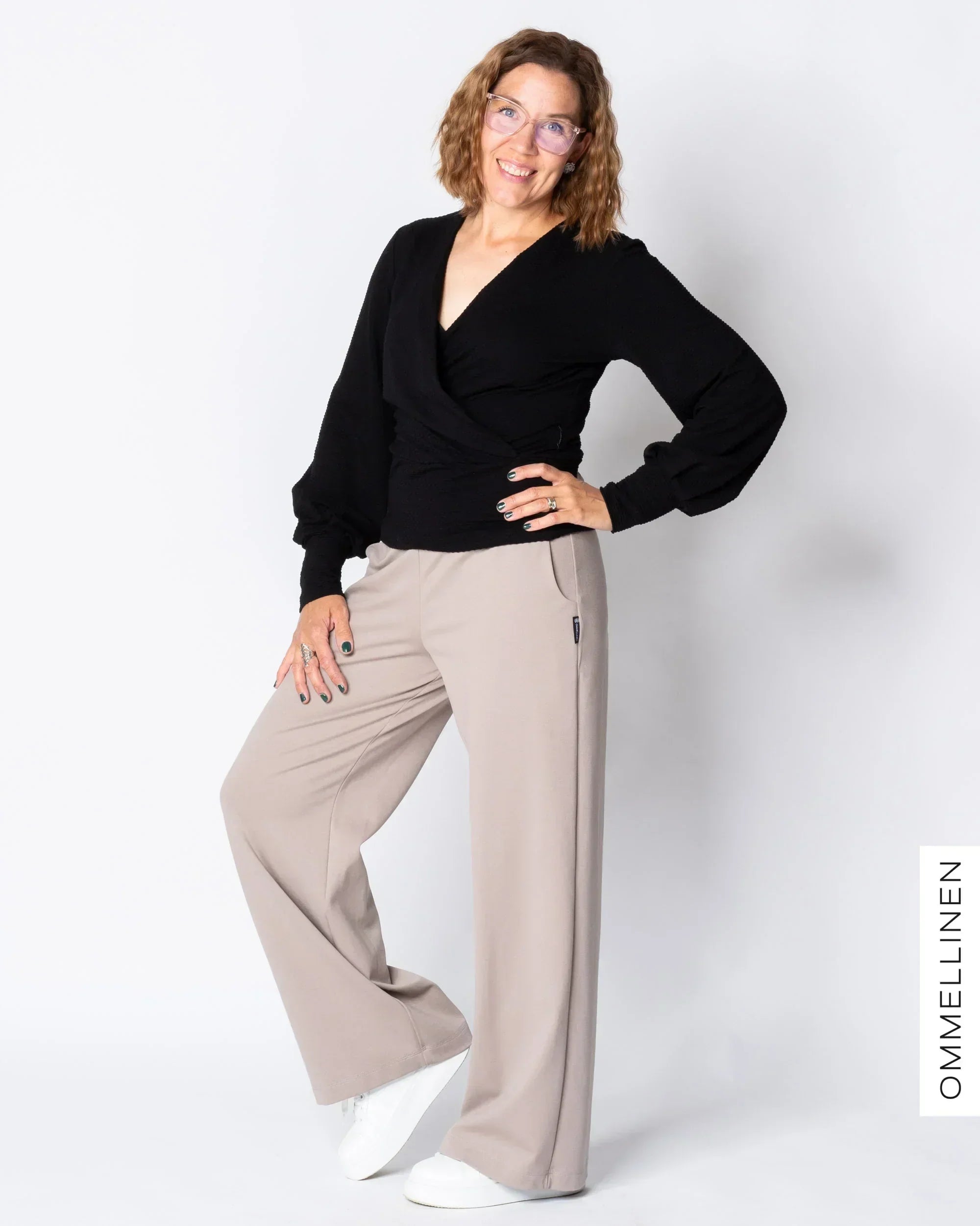 LUOTTO pants - NORMAL LENGTH, latte