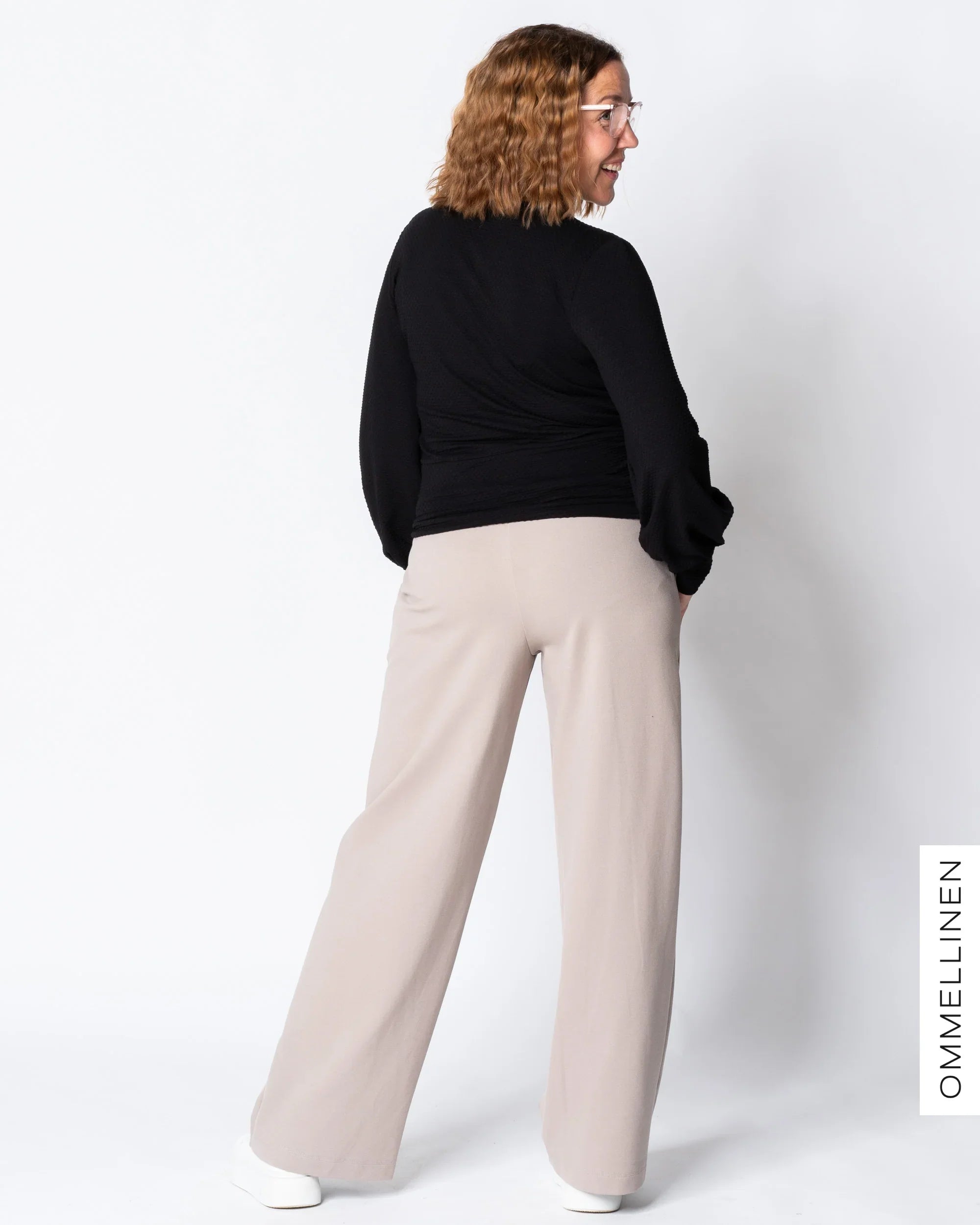 LUOTTO pants - LONG LENGTH, latte