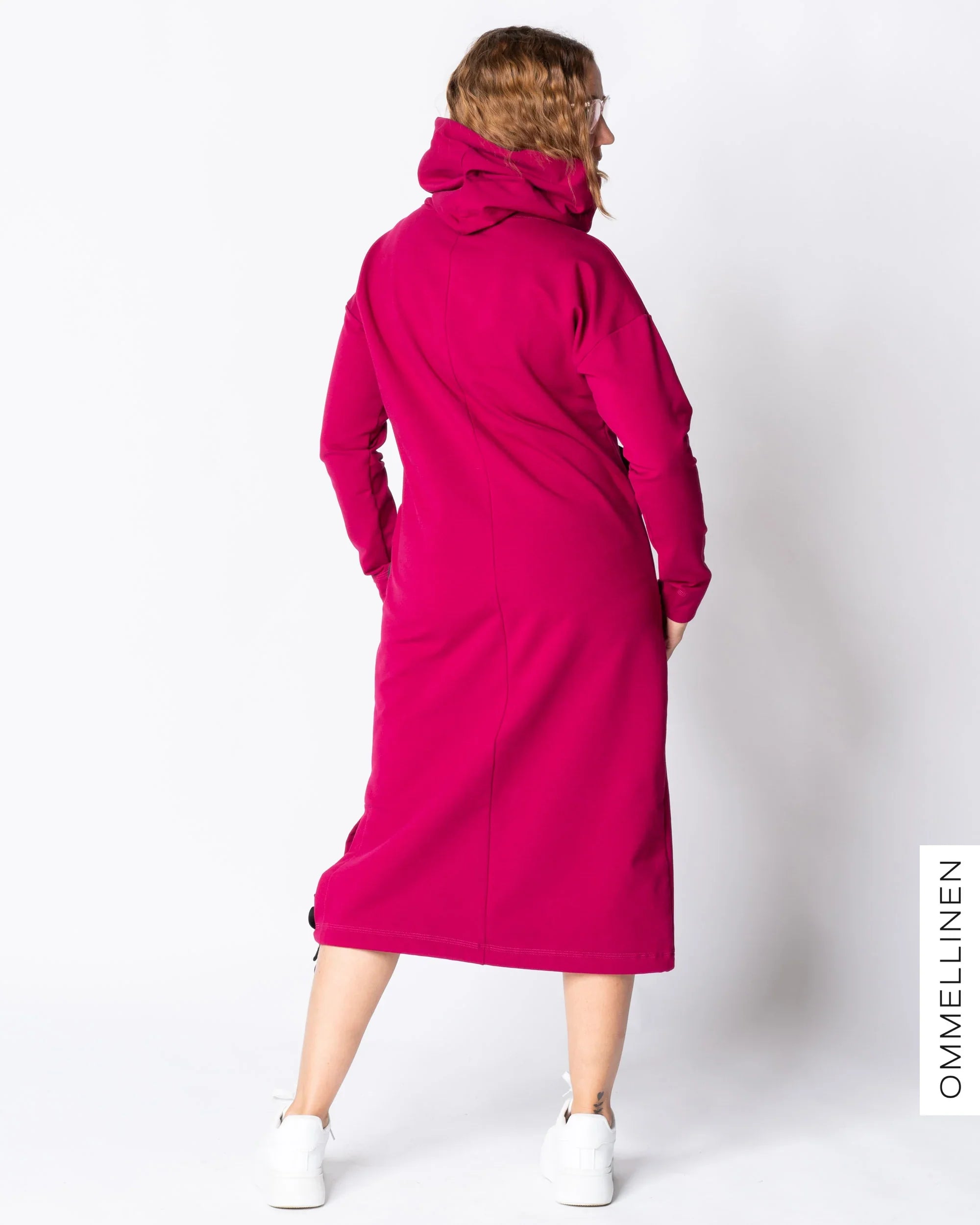 COLLARI dress, ruby