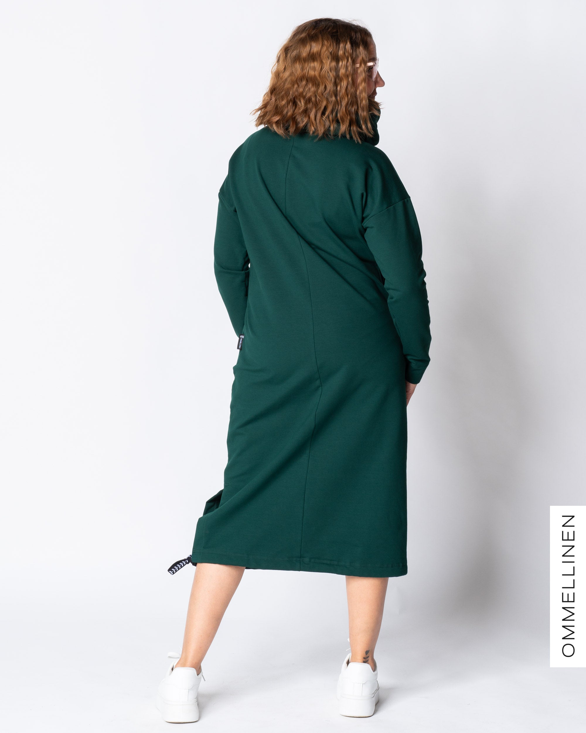 COLLARI dress, emerald