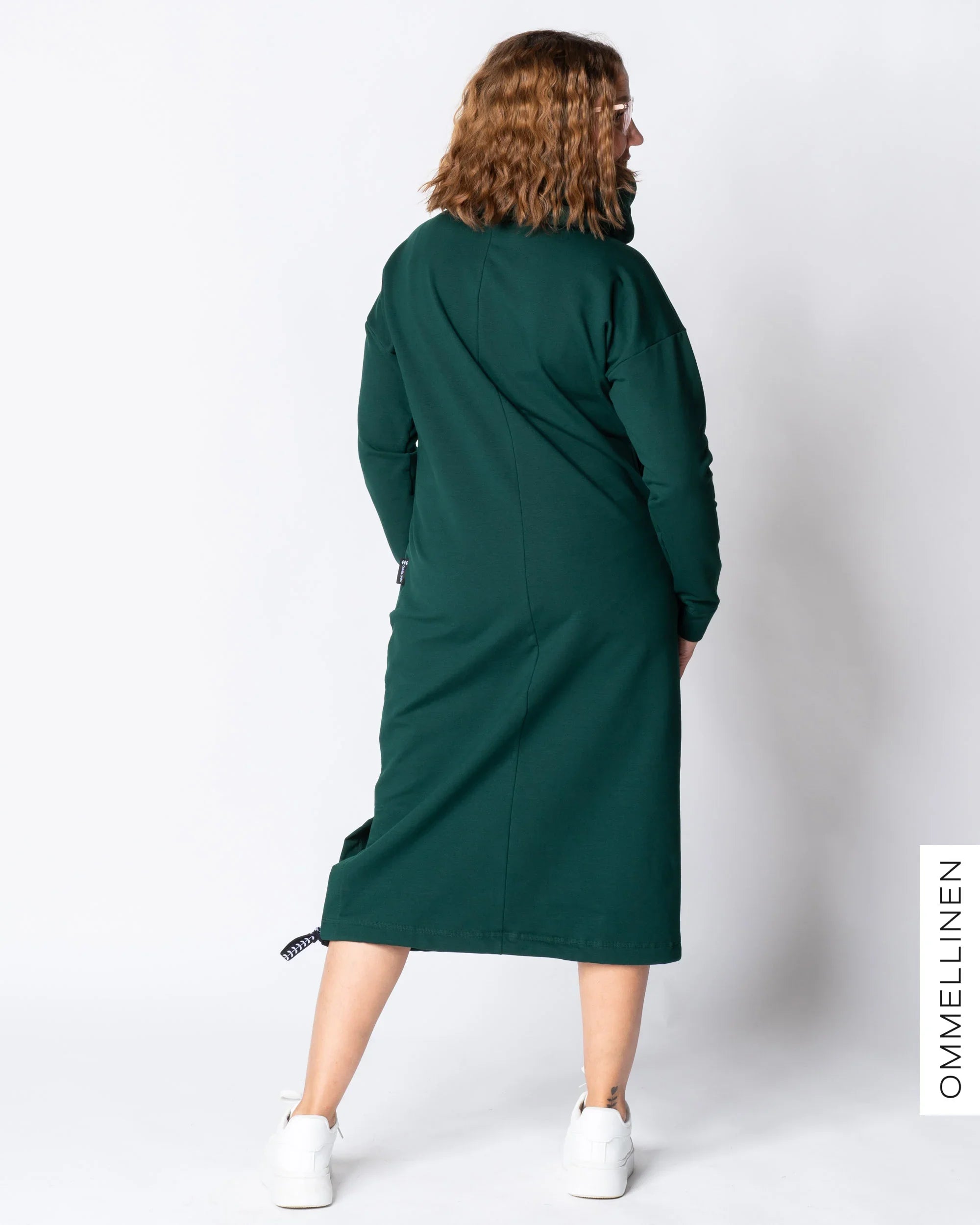 COLLARI dress, emerald
