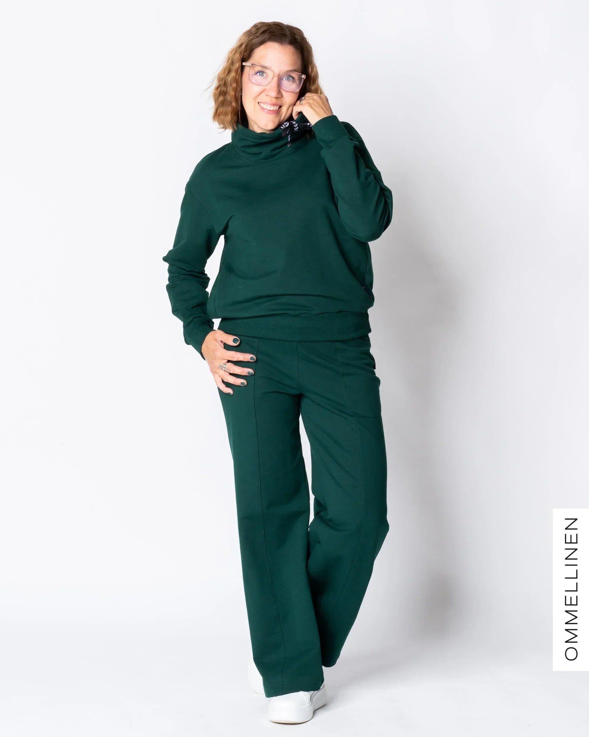 KANTTI college pants - NORMAL LENGTH, emerald