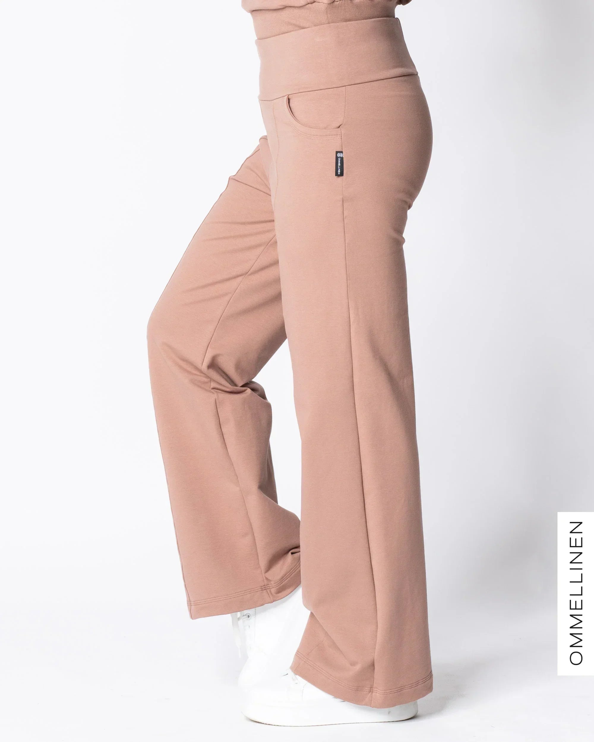 KANTTI college pants - LONG LENGTH, cacao