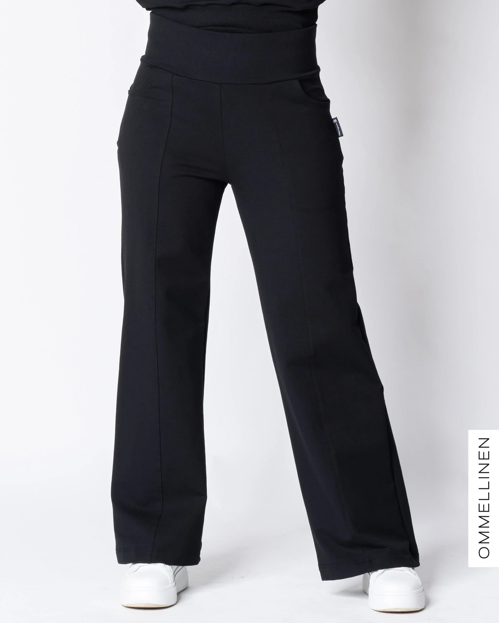 KANTTI college pants - NORMAL LENGTH, black