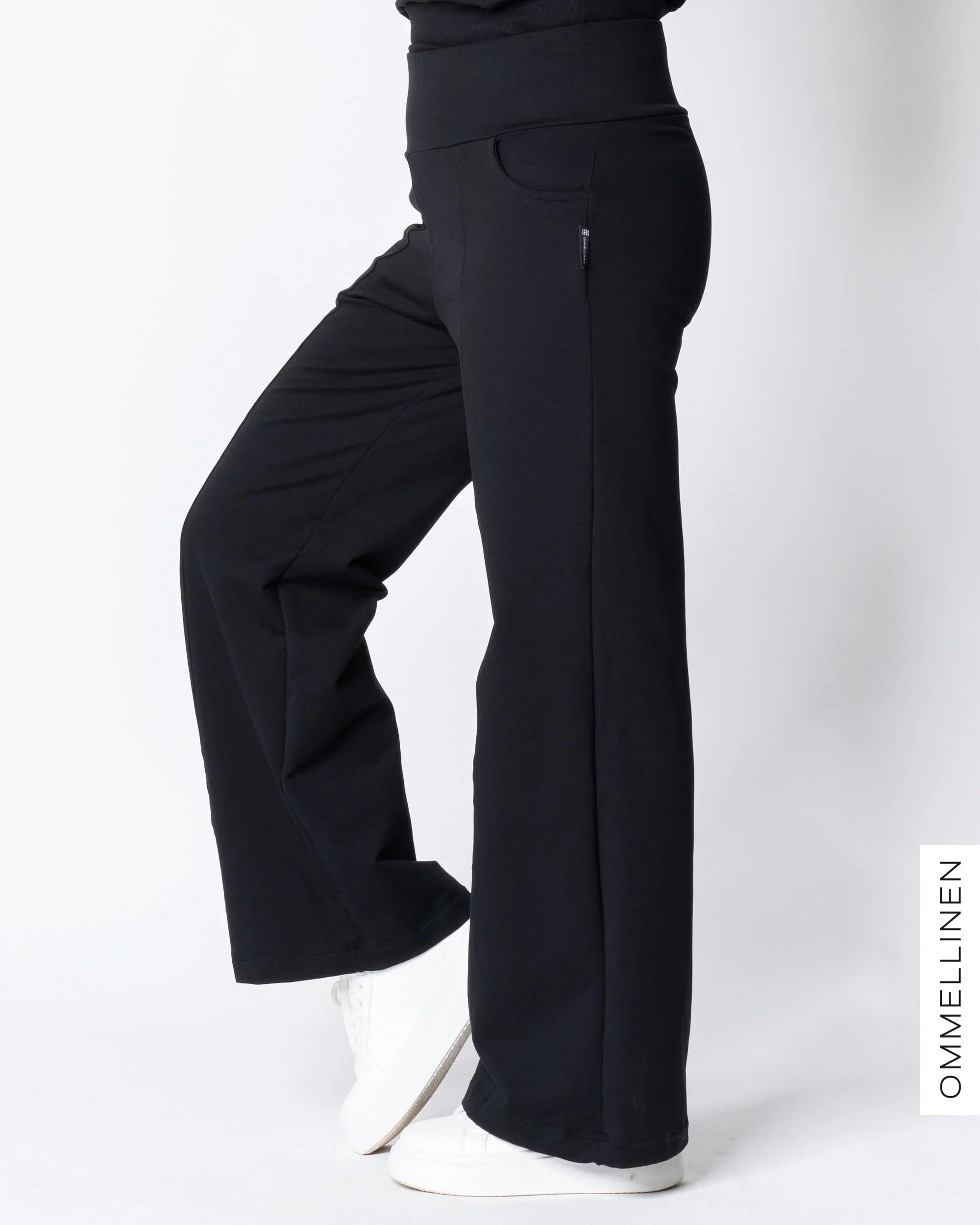 KANTTI college pants - NORMAL LENGTH, black